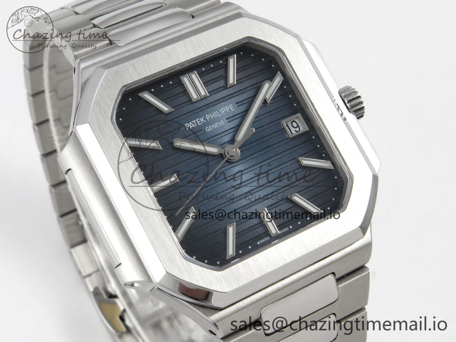 SportInspired Cubitus 5821 SS PPF Best Edition Blue Dial on SS Bracelet A 8631