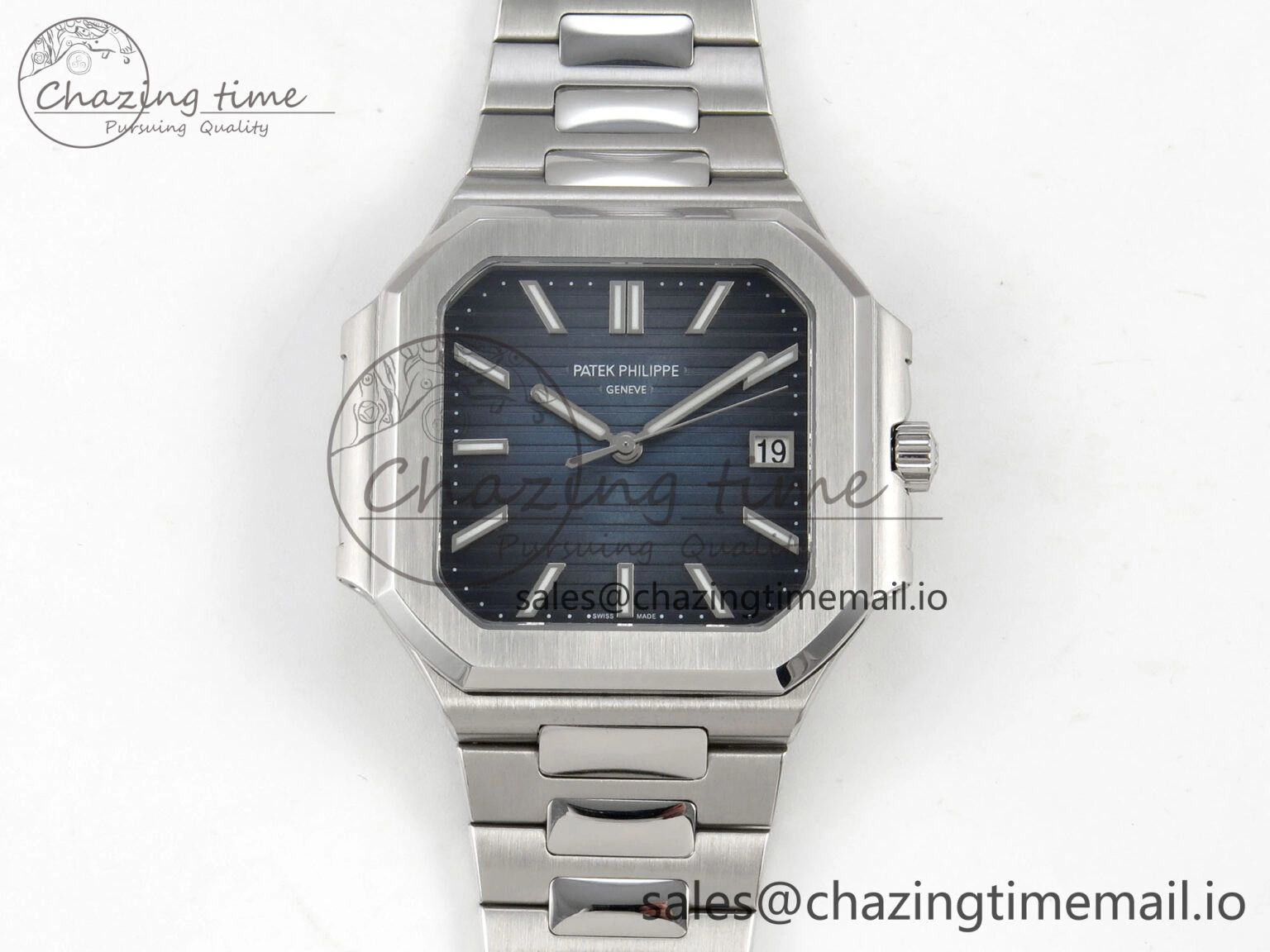 SportInspired Cubitus 5821 SS PPF Best Edition Blue Dial on SS Bracelet A 8631