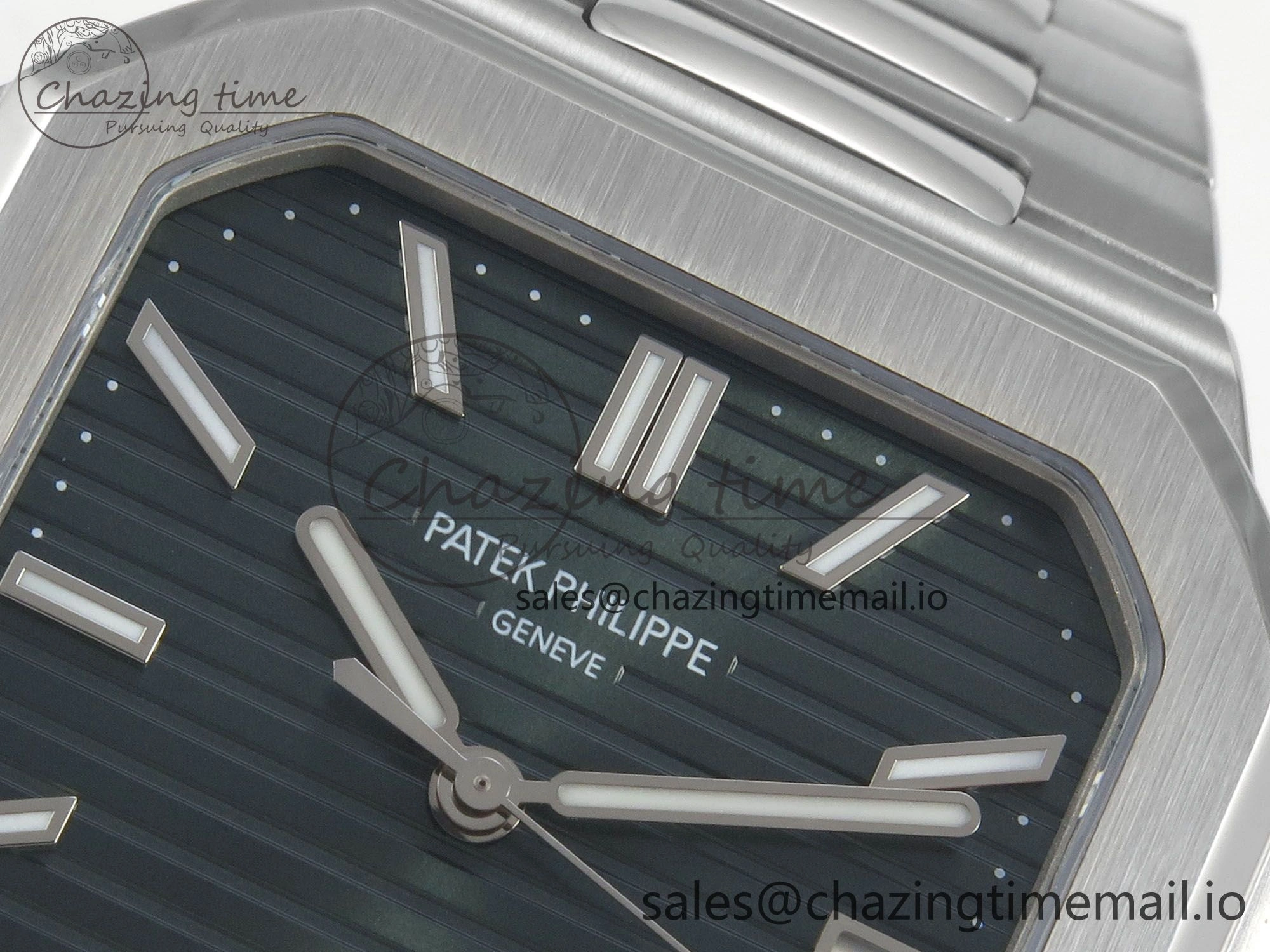 WrinkleFree Cubitus 5821 SS PPF Best Edition Green Dial on SS Bracelet A 8633