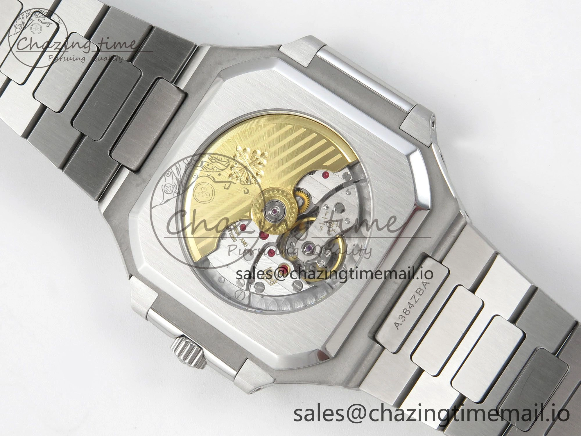 WrinkleFree Cubitus 5821 SS PPF Best Edition Green Dial on SS Bracelet A 8633