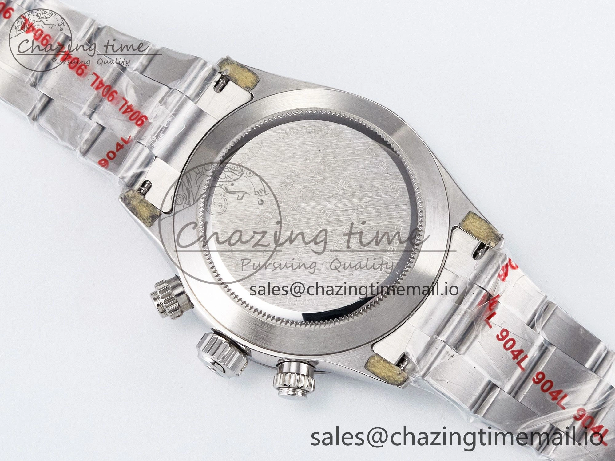 EyeCatching Custom Blaken Daytona Paul Newman 1:1 Best Edition Blue Dial on SS 904L Bracelet DD4130 Custom Modded 81