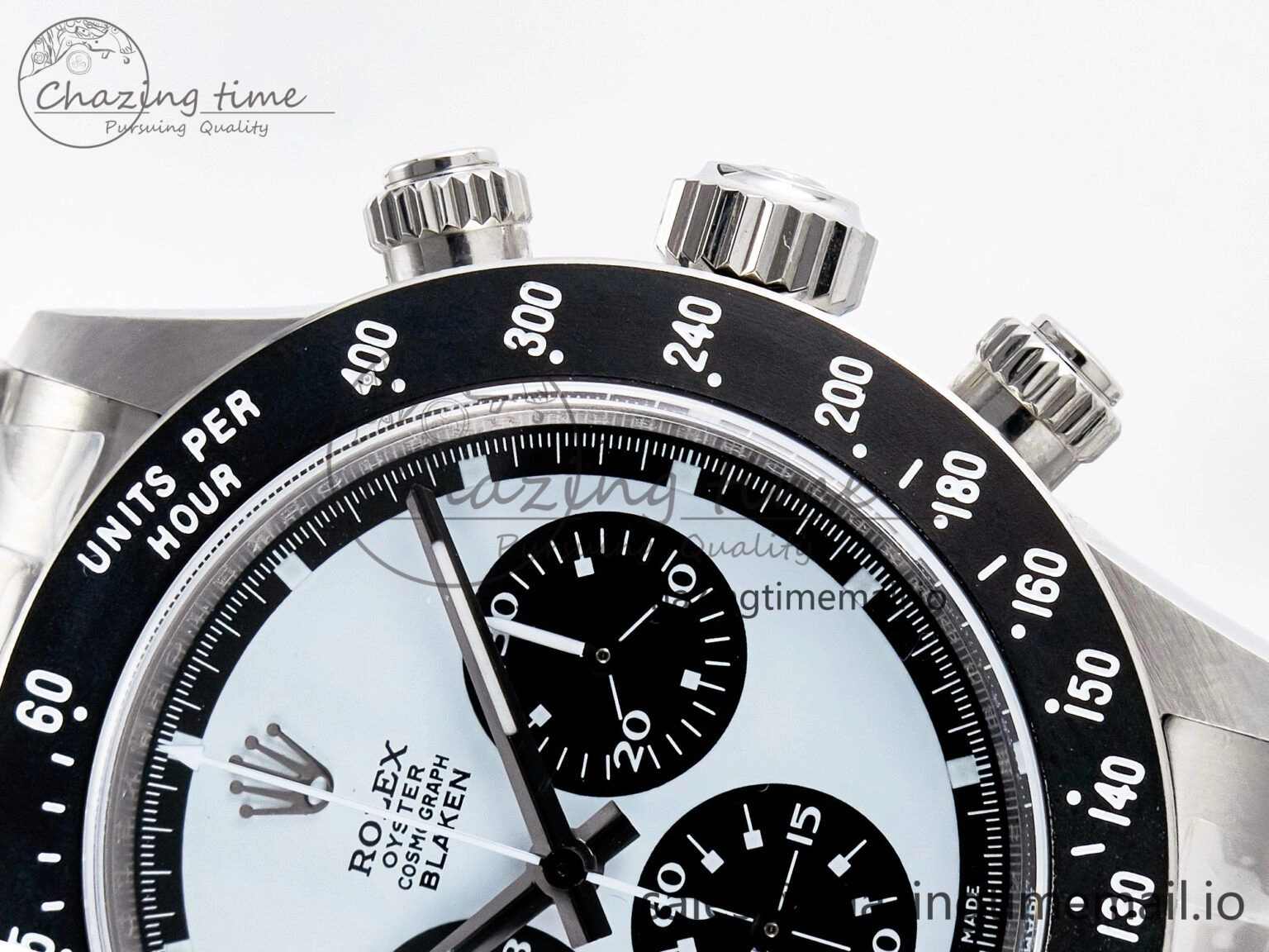 EyeCatching Custom Blaken Daytona Paul Newman 1:1 Best Edition Blue Dial on SS 904L Bracelet DD4130 Custom Modded 81