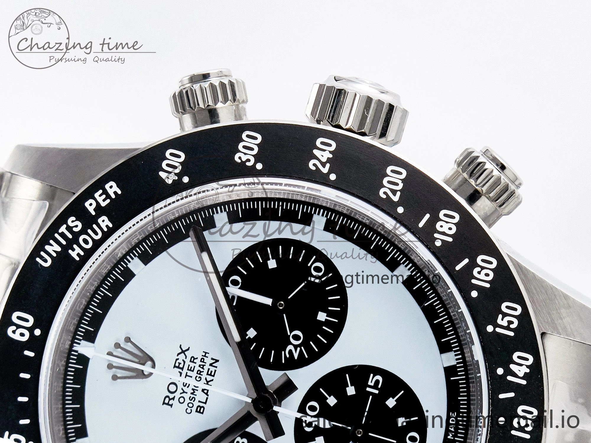 EyeCatching Custom Blaken Daytona Paul Newman 1:1 Best Edition Blue Dial on SS 904L Bracelet DD4130 Custom Modded 81