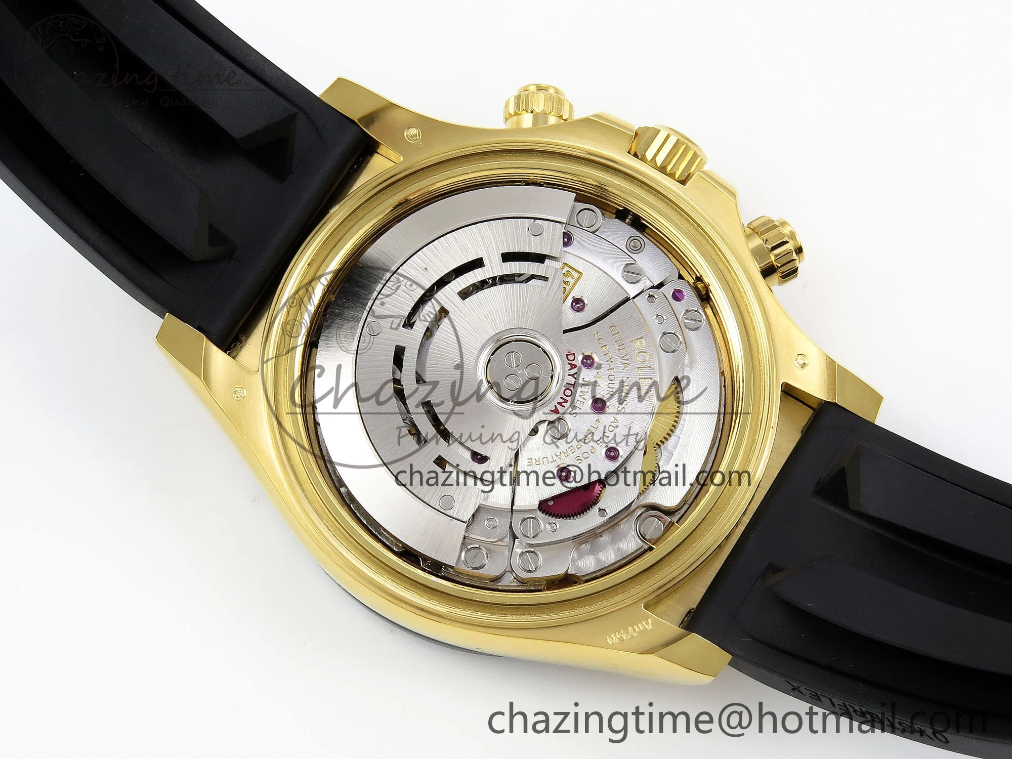 Custom Daytona 116518 APS   RBF 1:1 Best Edition 904L SS Case YG Dial on Oysterflex Strap SH4130 (Gain Weight) HighQuality 10854