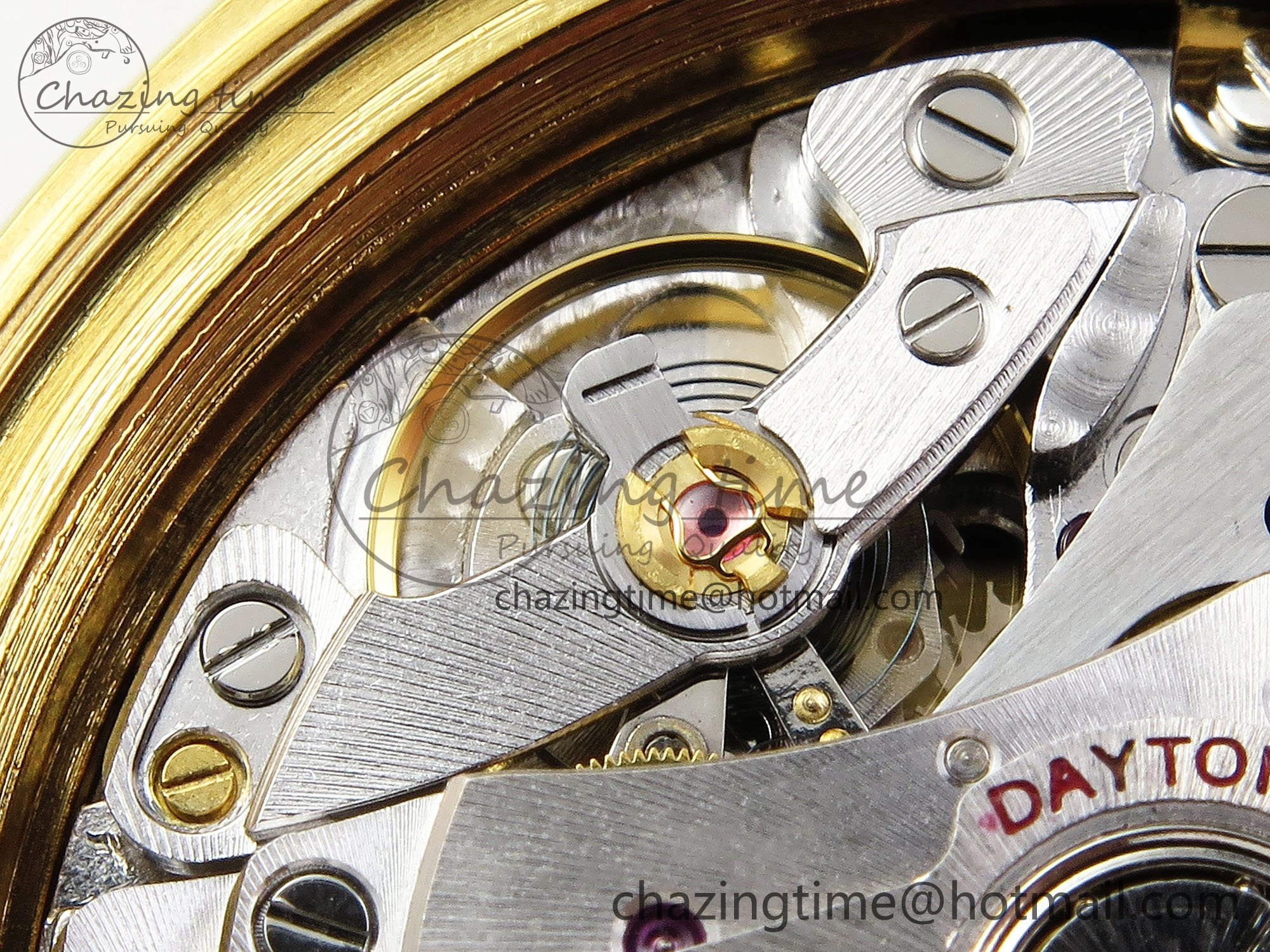 Custom Daytona 116518 APS   RBF 1:1 Best Edition 904L SS Case YG Dial on Oysterflex Strap SH4130 (Gain Weight) HighQuality 10854