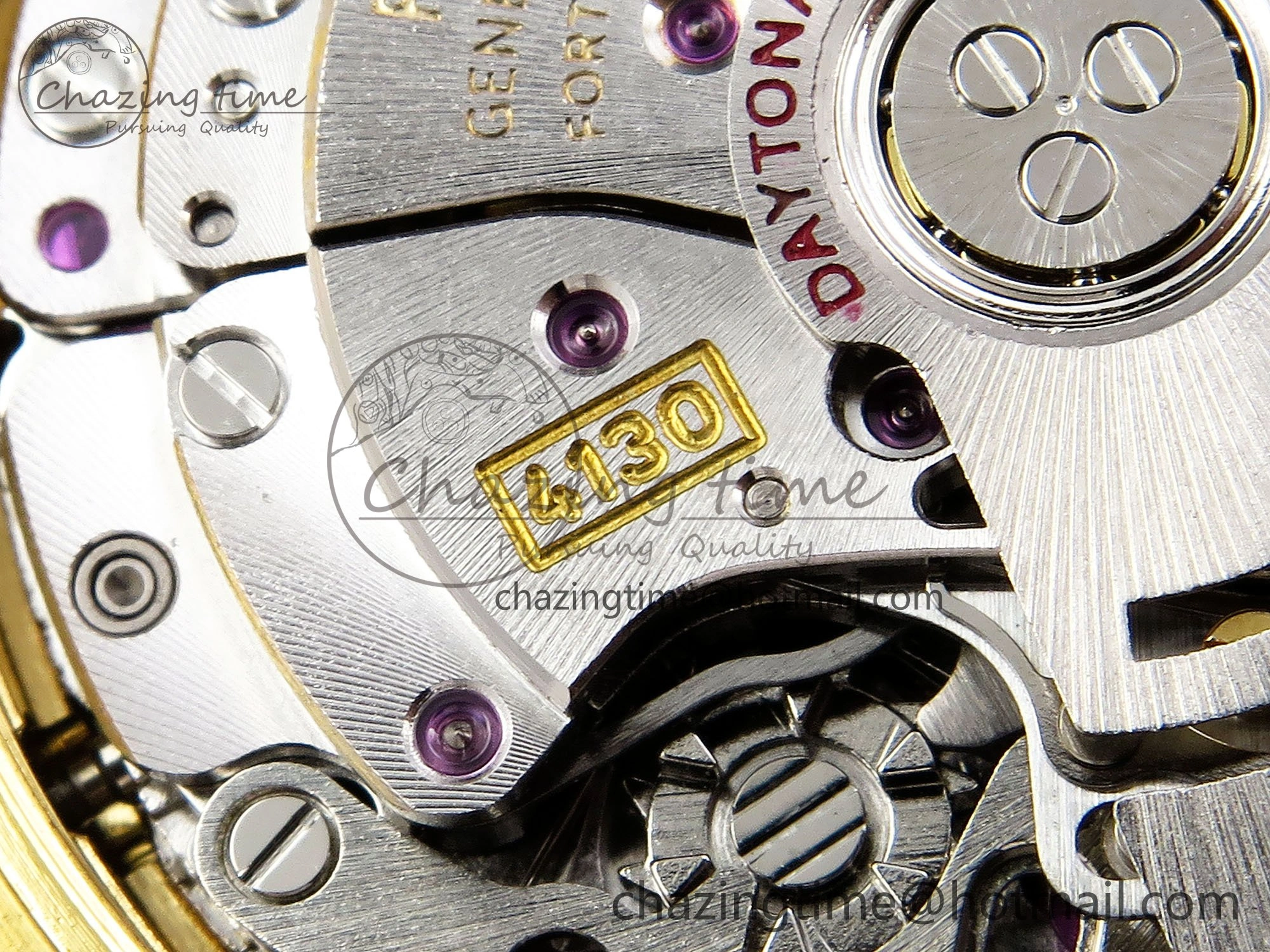 Custom Daytona 116518 APS   RBF 1:1 Best Edition 904L SS Case YG Dial on Oysterflex Strap SH4130 (Gain Weight) HighQuality 10854