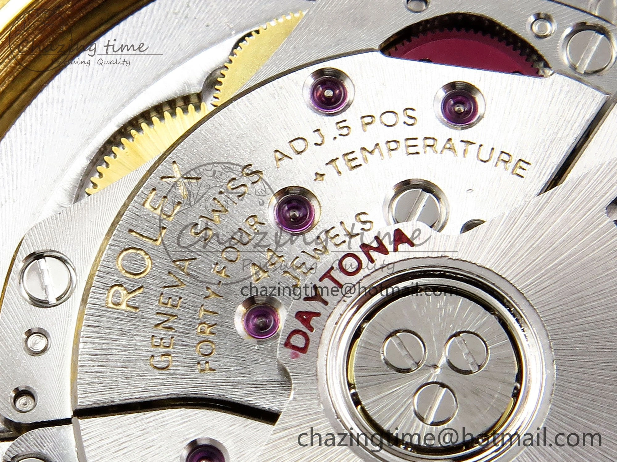 Custom Daytona 116518 APS   RBF 1:1 Best Edition 904L SS Case YG Dial on Oysterflex Strap SH4130 (Gain Weight) HighQuality 10854