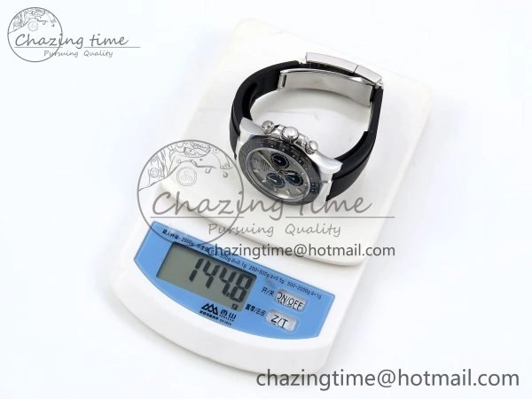 Comfortable Custom Daytona 116519 APS RBF 1:1 Best Edition 904L SS Case Grey Dial on Oysterflex Strap SH4130 (Gain Weight) 10853
