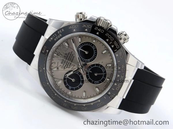Comfortable Custom Daytona 116519 APS RBF 1:1 Best Edition 904L SS Case Grey Dial on Oysterflex Strap SH4130 (Gain Weight) 10853