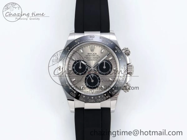 Comfortable Custom Daytona 116519 APS RBF 1:1 Best Edition 904L SS Case Grey Dial on Oysterflex Strap SH4130 (Gain Weight) 10853