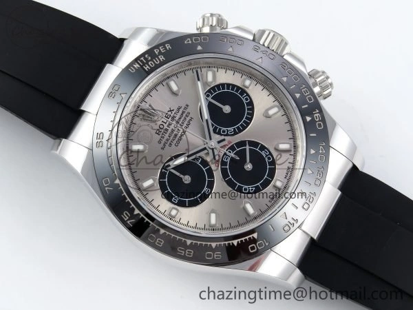 Comfortable Custom Daytona 116519 APS RBF 1:1 Best Edition 904L SS Case Grey Dial on Oysterflex Strap SH4130 (Gain Weight) 10853