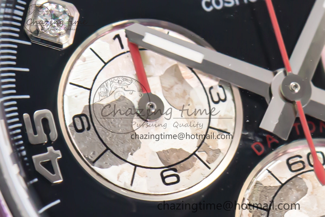 ModernLook Custom Daytona 116520 RBOW Rainbow Clean Best Edition Black Dial on SS Bracelet SA 10859