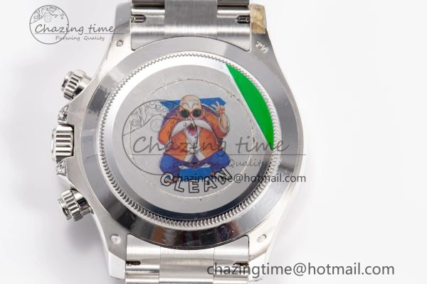 ModernLook Custom Daytona 116520 RBOW Rainbow Clean Best Edition Black Dial on SS Bracelet SA 10859