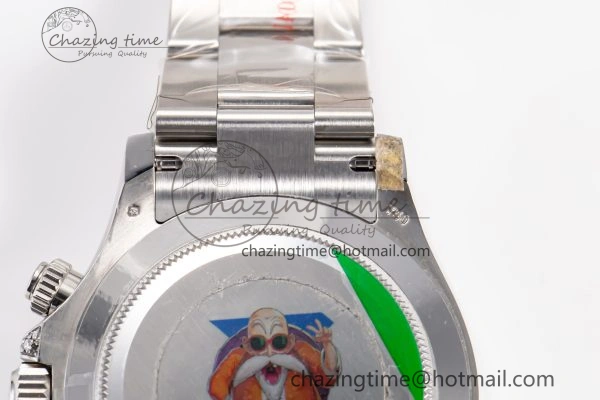 ModernLook Custom Daytona 116520 RBOW Rainbow Clean Best Edition Black Dial on SS Bracelet SA 10859