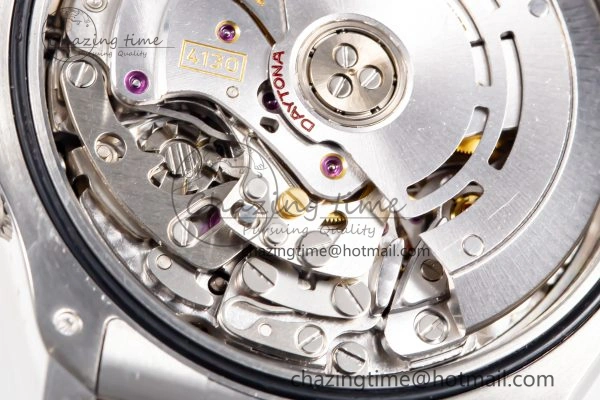 ModernLook Custom Daytona 116520 RBOW Rainbow Clean Best Edition Black Dial on SS Bracelet SA 10859