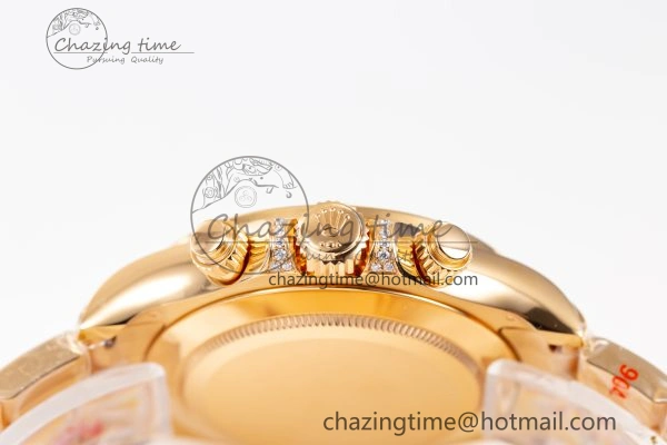 FreshLook Custom Daytona 116595 RBOW Rainbow Clean Best Edition Black RG Dial on RG Bracelet SA 10861
