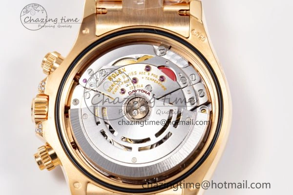 FreshLook Custom Daytona 116595 RBOW Rainbow Clean Best Edition Black RG Dial on RG Bracelet SA 10861