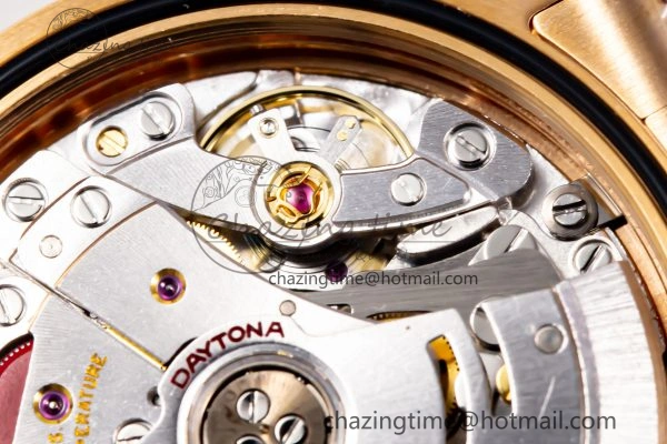 FreshLook Custom Daytona 116595 RBOW Rainbow Clean Best Edition Black RG Dial on RG Bracelet SA 10861