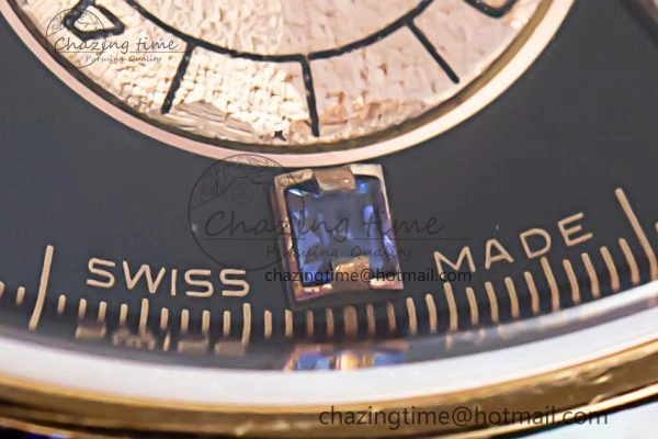 FreshLook Custom Daytona 116595 RBOW Rainbow Clean Best Edition Black RG Dial on RG Bracelet SA 10861