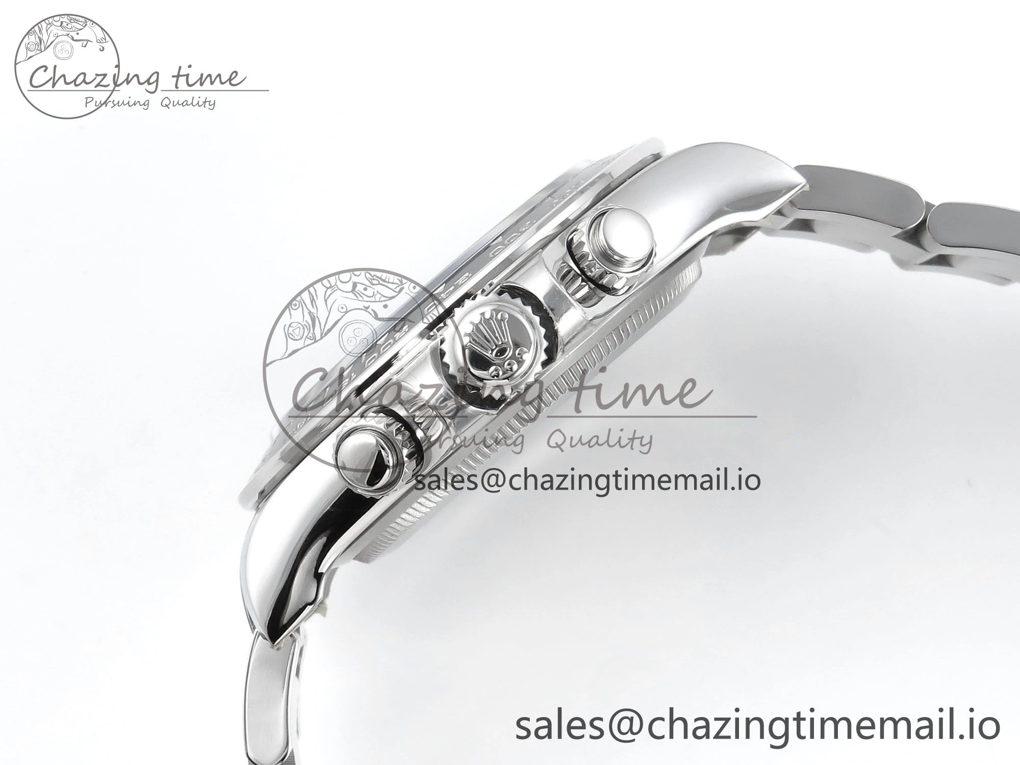 TimelessDesign Custom Daytona 126500 1:1 Best Edition White Dial on SS 904L Bracelet Custom Modded PPM 10841