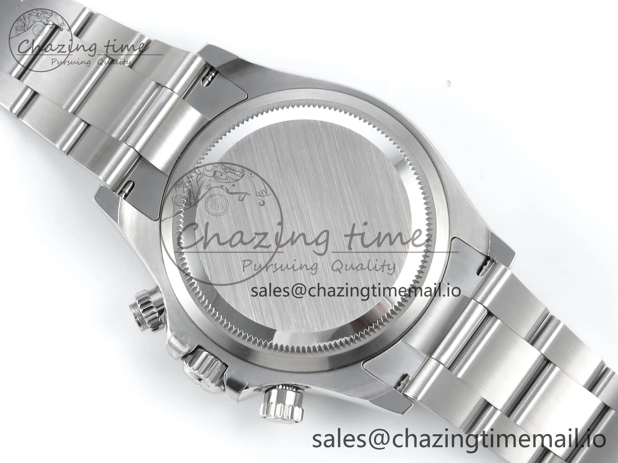TimelessDesign Custom Daytona 126500 1:1 Best Edition White Dial on SS 904L Bracelet Custom Modded PPM 10841