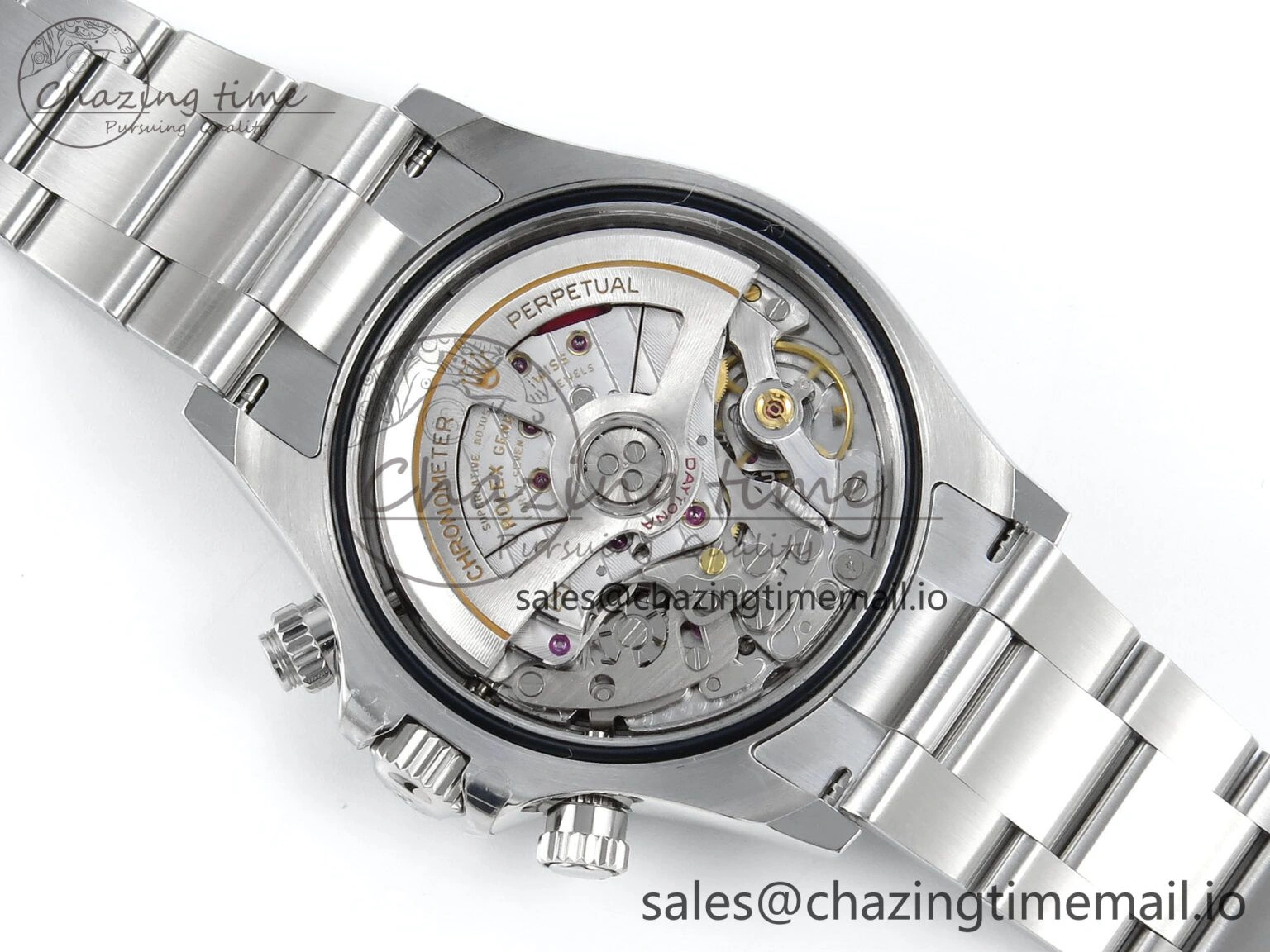 TimelessDesign Custom Daytona 126500 1:1 Best Edition White Dial on SS 904L Bracelet Custom Modded PPM 10841
