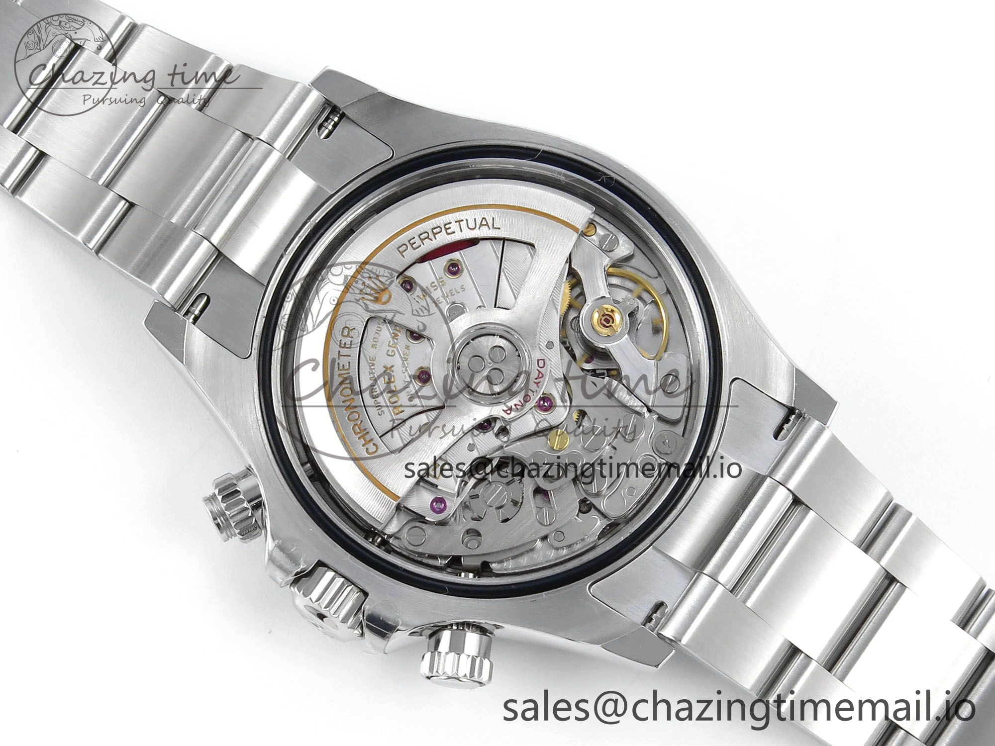 TimelessDesign Custom Daytona 126500 1:1 Best Edition White Dial on SS 904L Bracelet Custom Modded PPM 10841