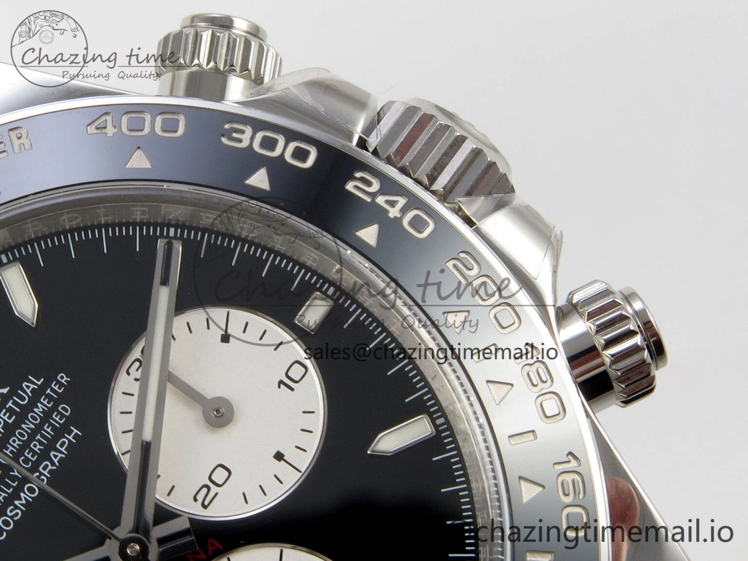 Supportive Custom Daytona 126529 Le Mans  CLEAN 1:1 Best Edition White Dial on SS 904L Bracelet Custom Modded PPM 10826
