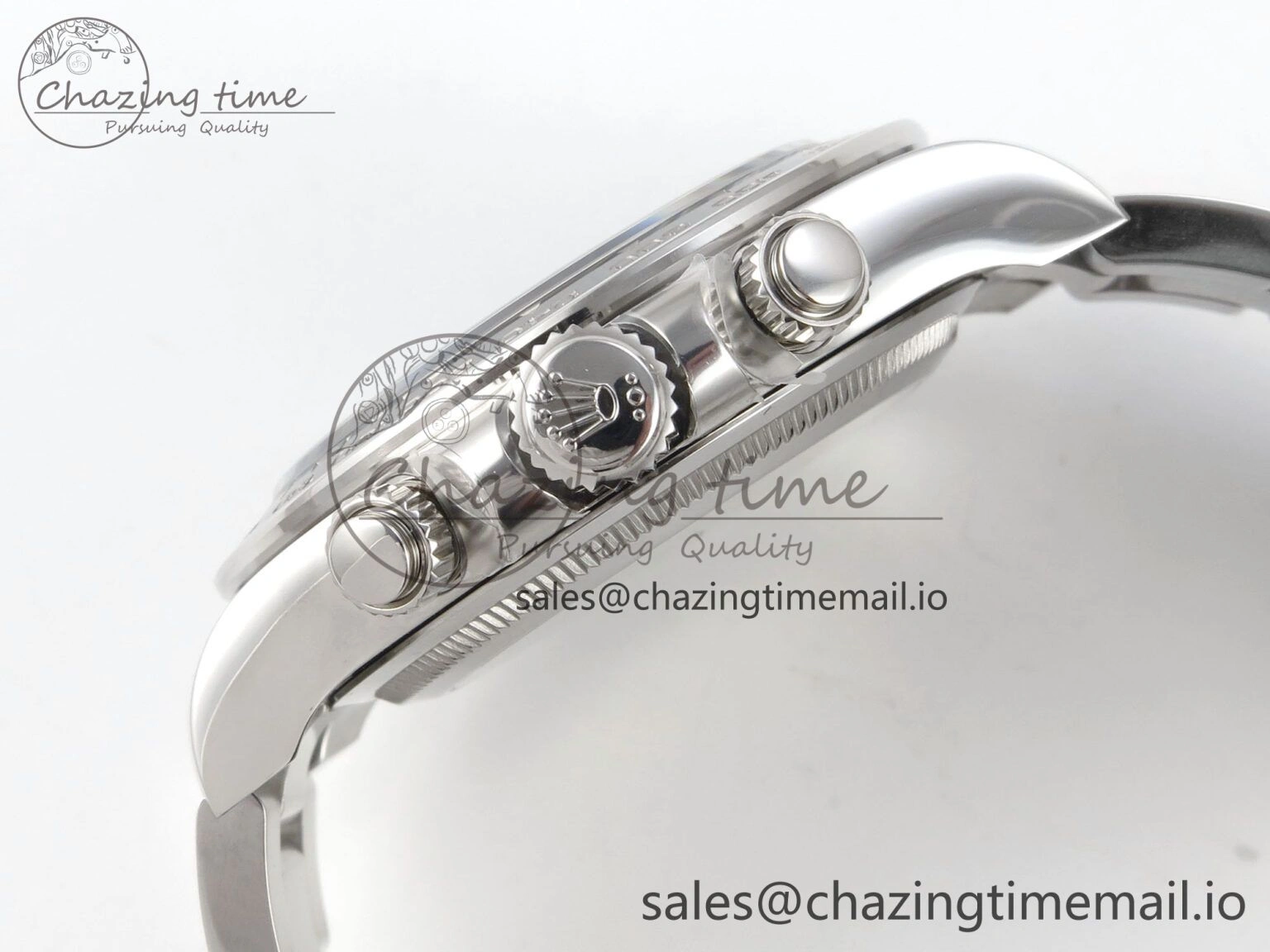 Supportive Custom Daytona 126529 Le Mans  CLEAN 1:1 Best Edition White Dial on SS 904L Bracelet Custom Modded PPM 10826