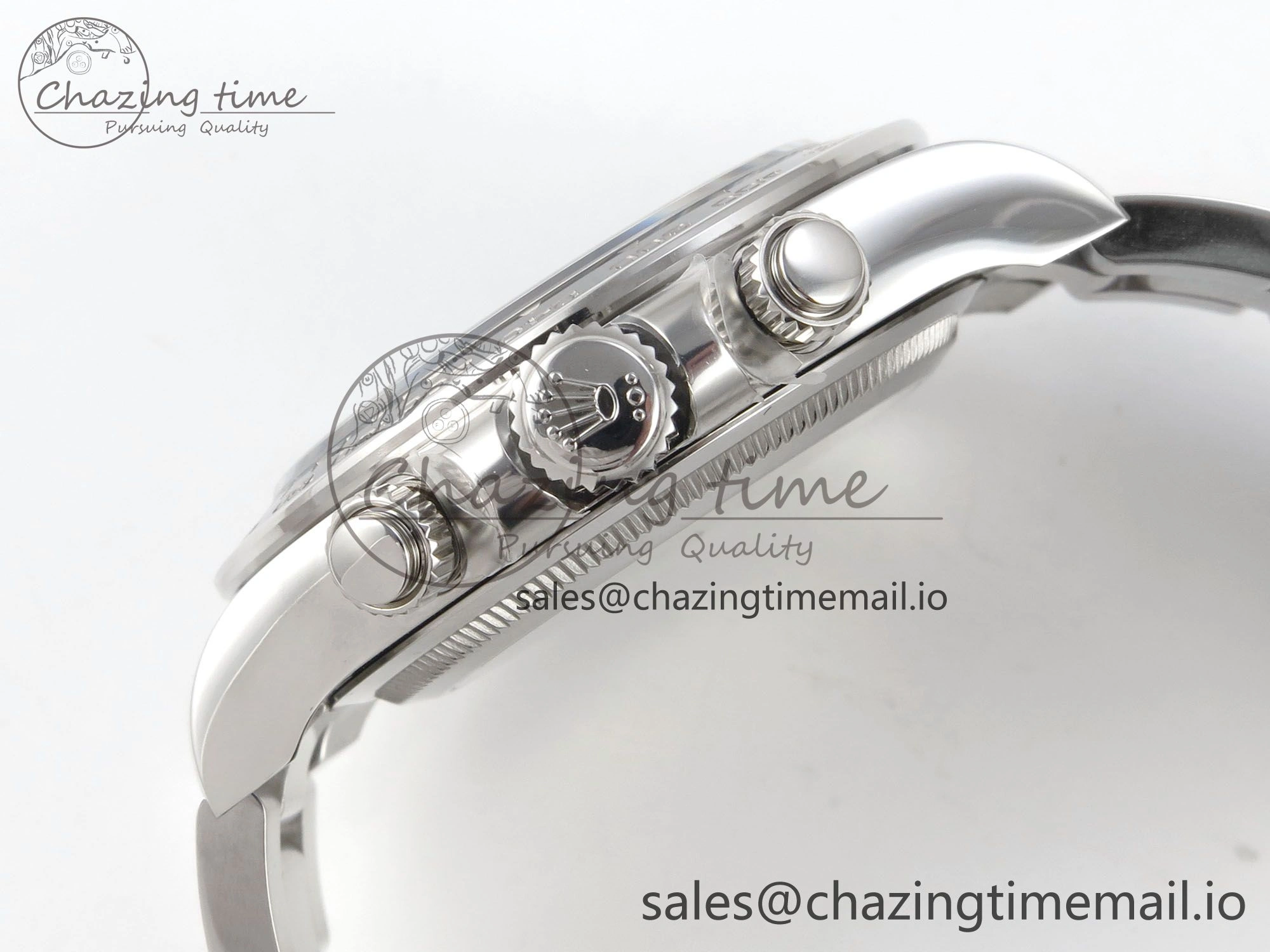 Supportive Custom Daytona 126529 Le Mans  CLEAN 1:1 Best Edition White Dial on SS 904L Bracelet Custom Modded PPM 10826