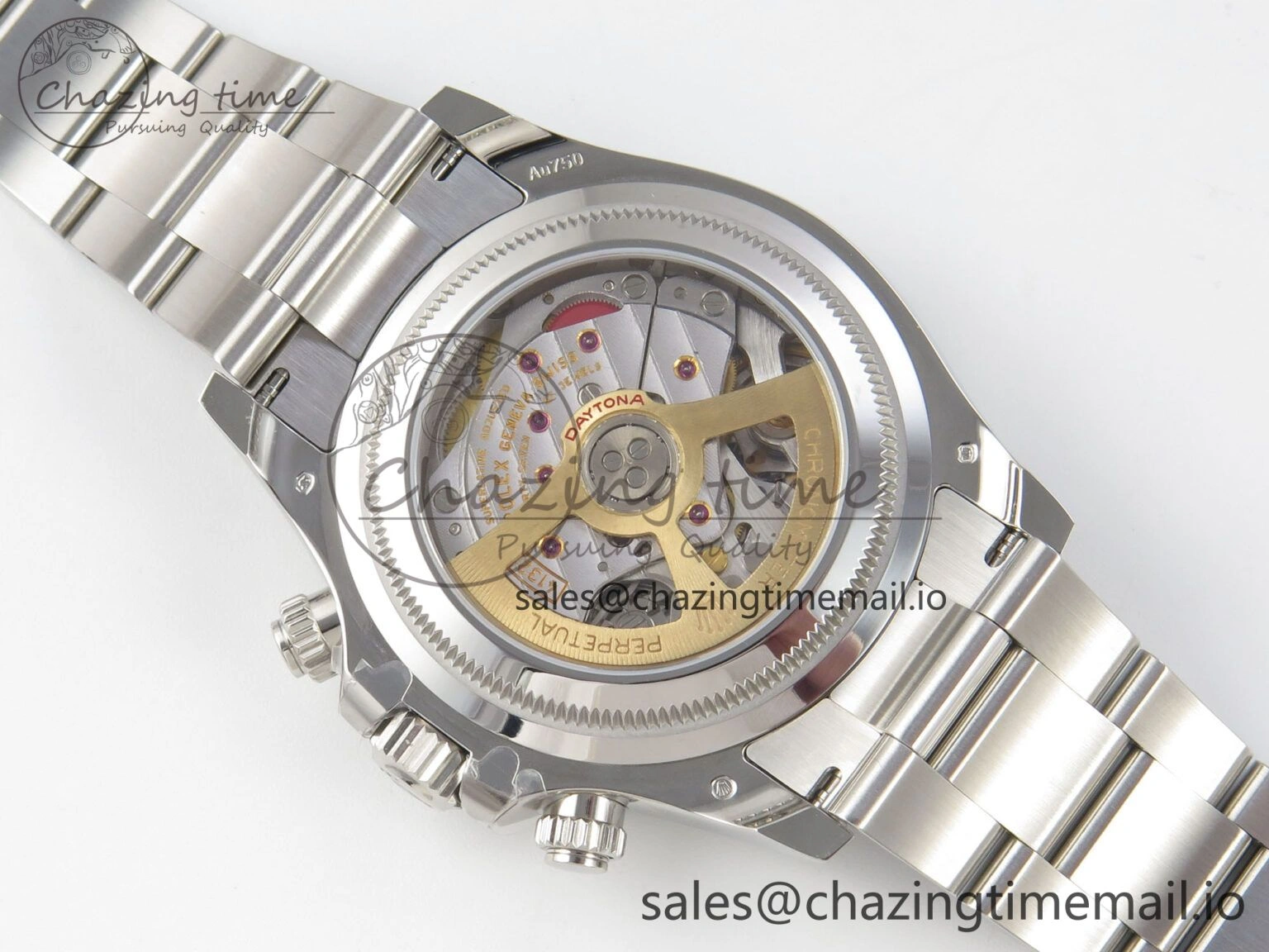 Supportive Custom Daytona 126529 Le Mans  CLEAN 1:1 Best Edition White Dial on SS 904L Bracelet Custom Modded PPM 10826