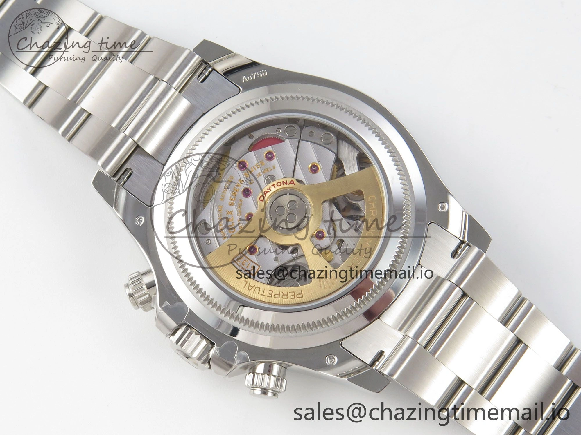 Supportive Custom Daytona 126529 Le Mans  CLEAN 1:1 Best Edition White Dial on SS 904L Bracelet Custom Modded PPM 10826