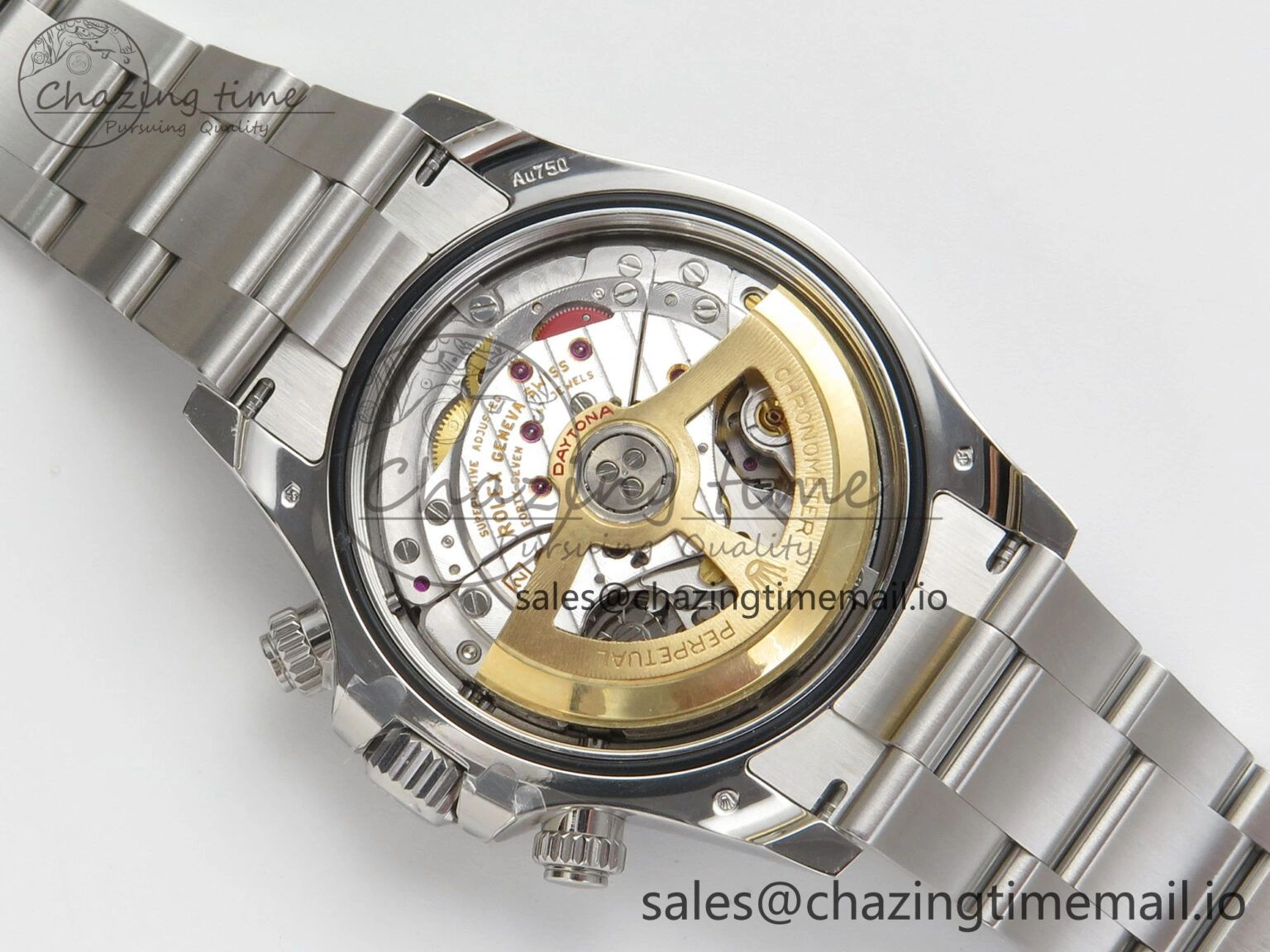 Supportive Custom Daytona 126529 Le Mans  CLEAN 1:1 Best Edition White Dial on SS 904L Bracelet Custom Modded PPM 10826
