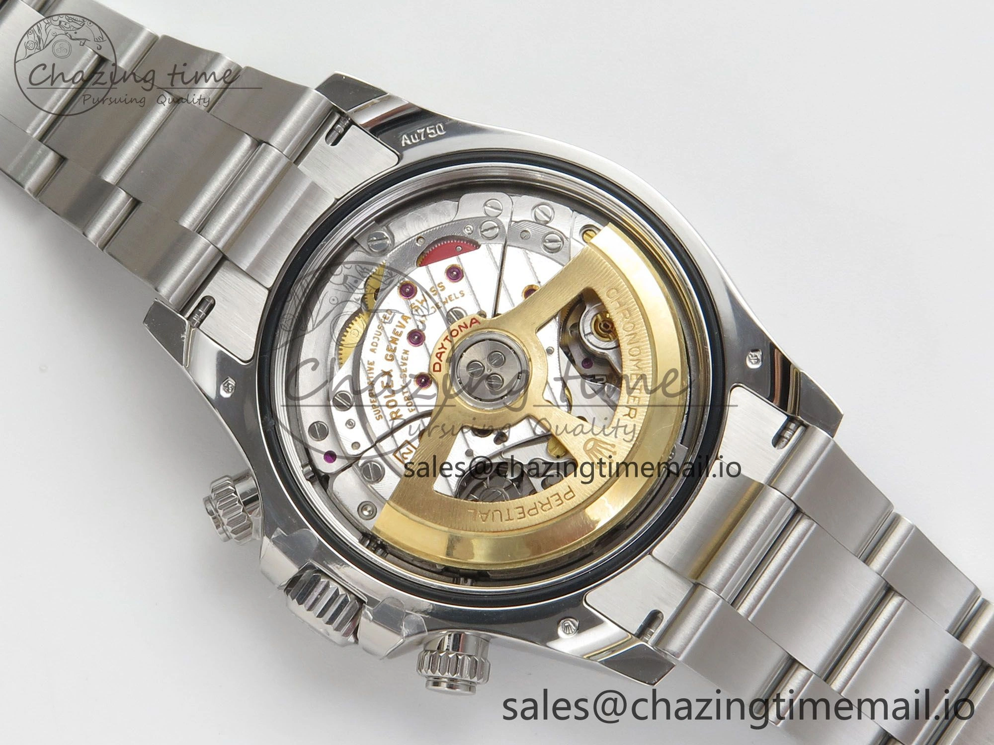 Supportive Custom Daytona 126529 Le Mans  CLEAN 1:1 Best Edition White Dial on SS 904L Bracelet Custom Modded PPM 10826