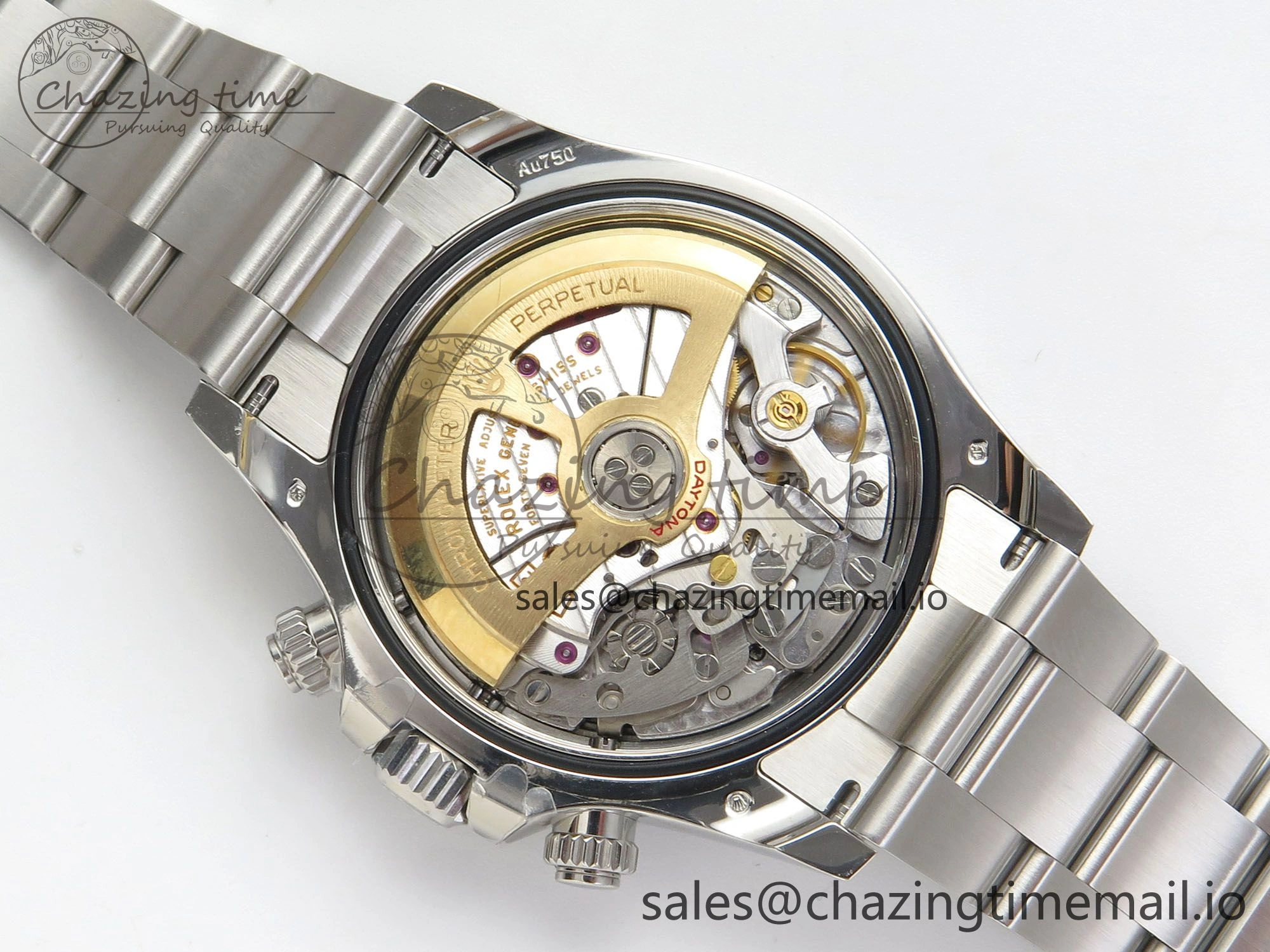 Supportive Custom Daytona 126529 Le Mans  CLEAN 1:1 Best Edition White Dial on SS 904L Bracelet Custom Modded PPM 10826