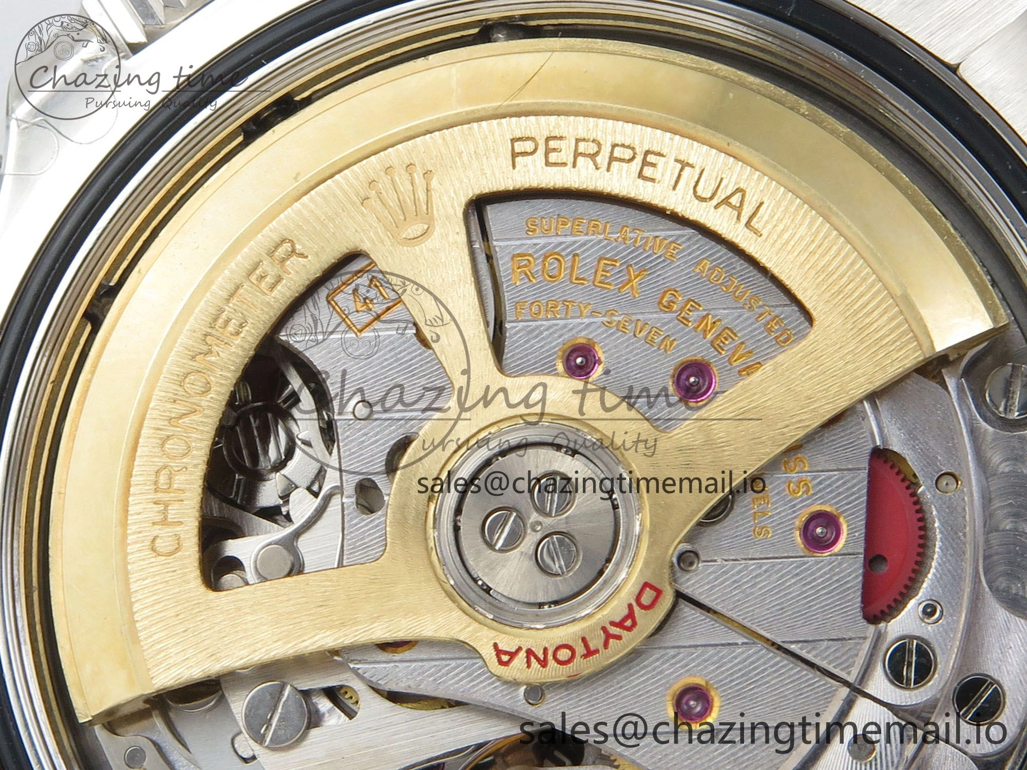 Supportive Custom Daytona 126529 Le Mans  CLEAN 1:1 Best Edition White Dial on SS 904L Bracelet Custom Modded PPM 10826