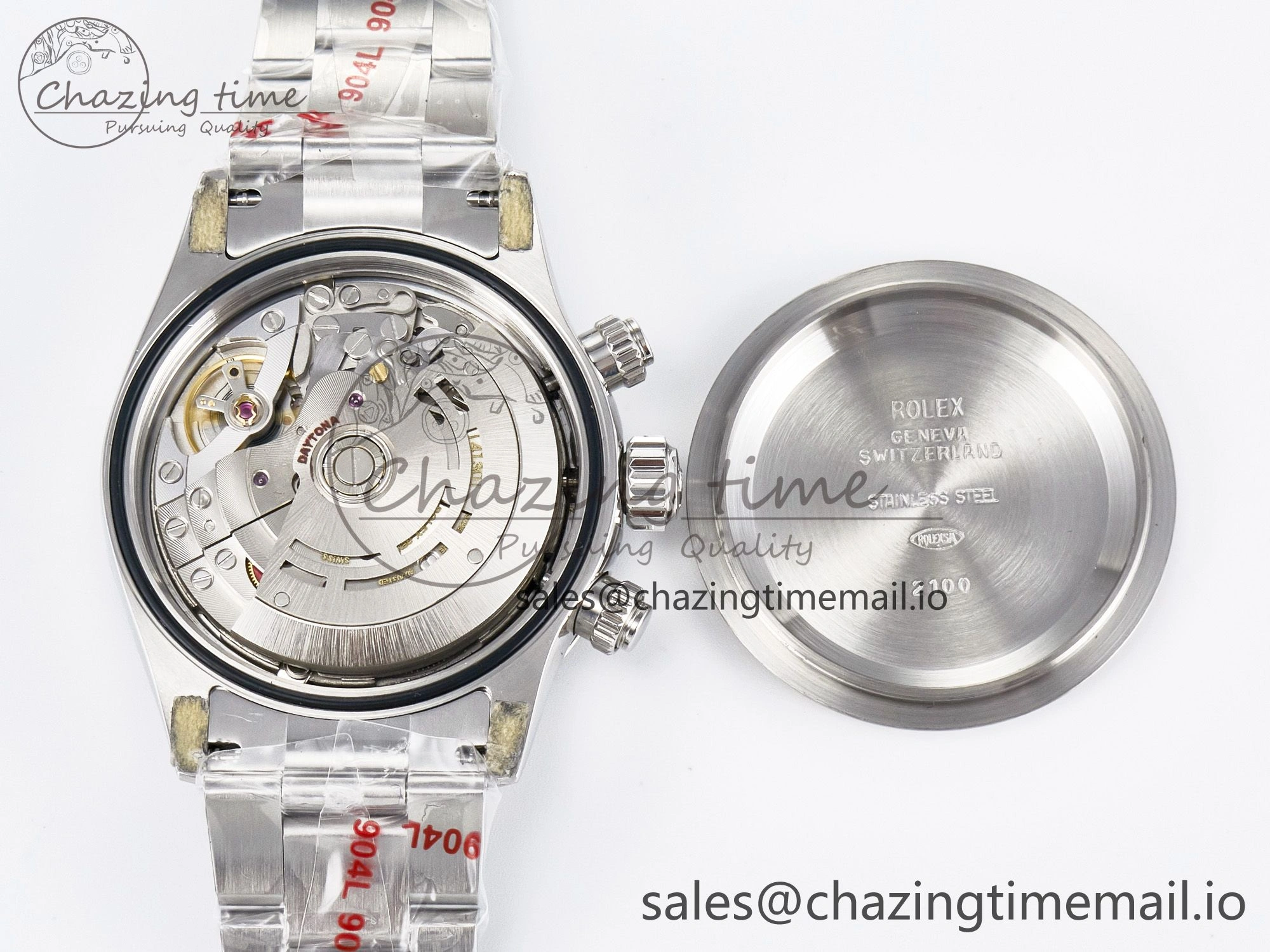 Custom Daytona Paul Newman 1:1 Best Edition White Dial on SS 904L Bracelet DD4130 Custom Modded Attractive 102