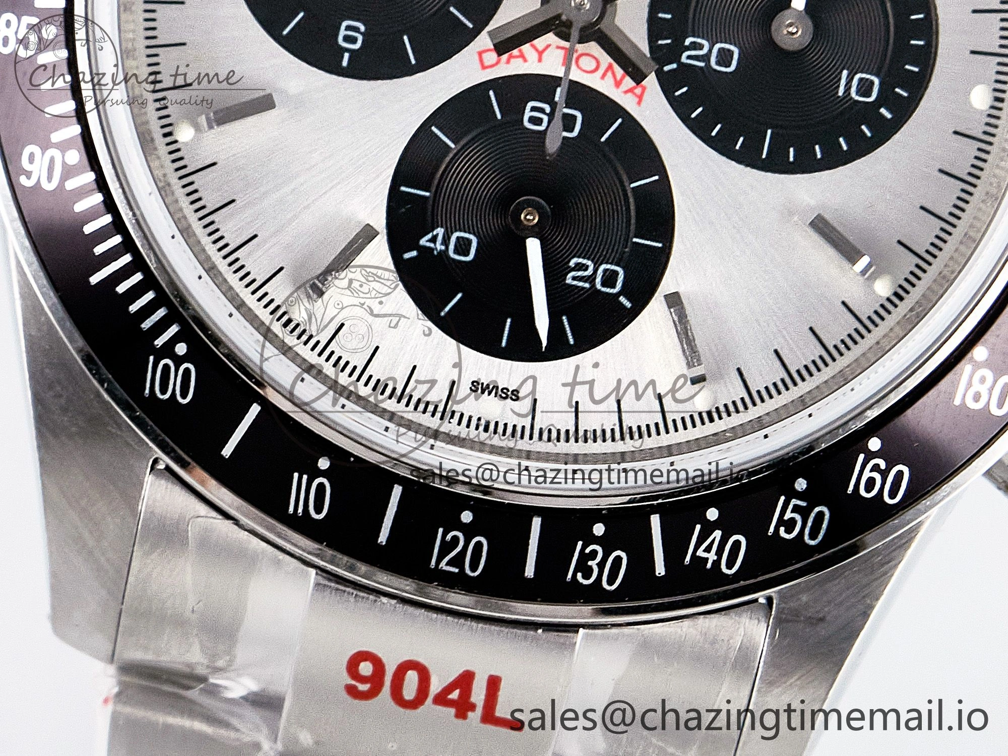 Custom Daytona Paul Newman 1:1 Best Edition White Dial on SS 904L Bracelet DD4130 Custom Modded Attractive 102
