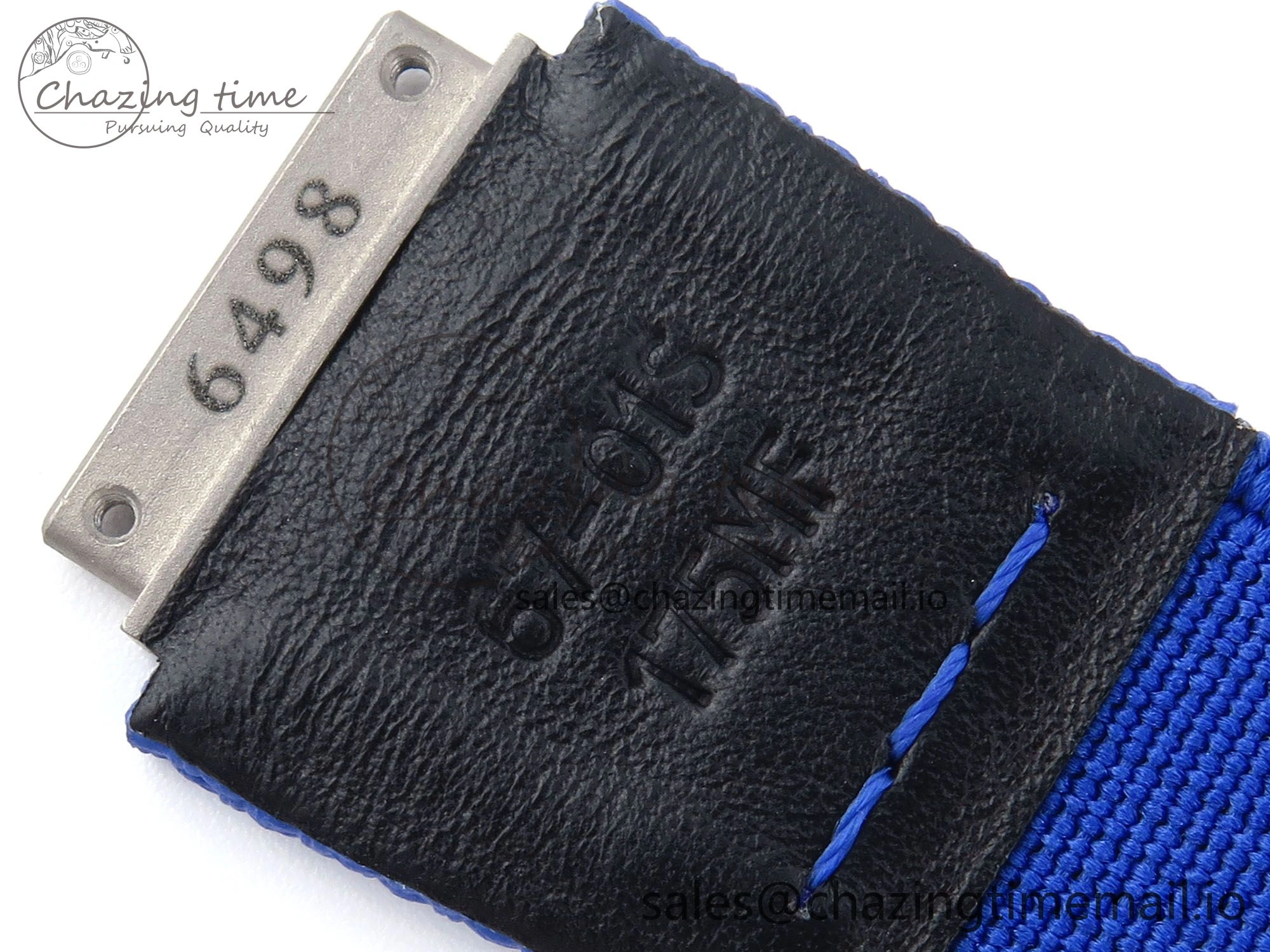 SportInspired Custom Made RM67-02 Black NTPT Germany Dial on Blue Nylon strap CRMA7 Clone 10834