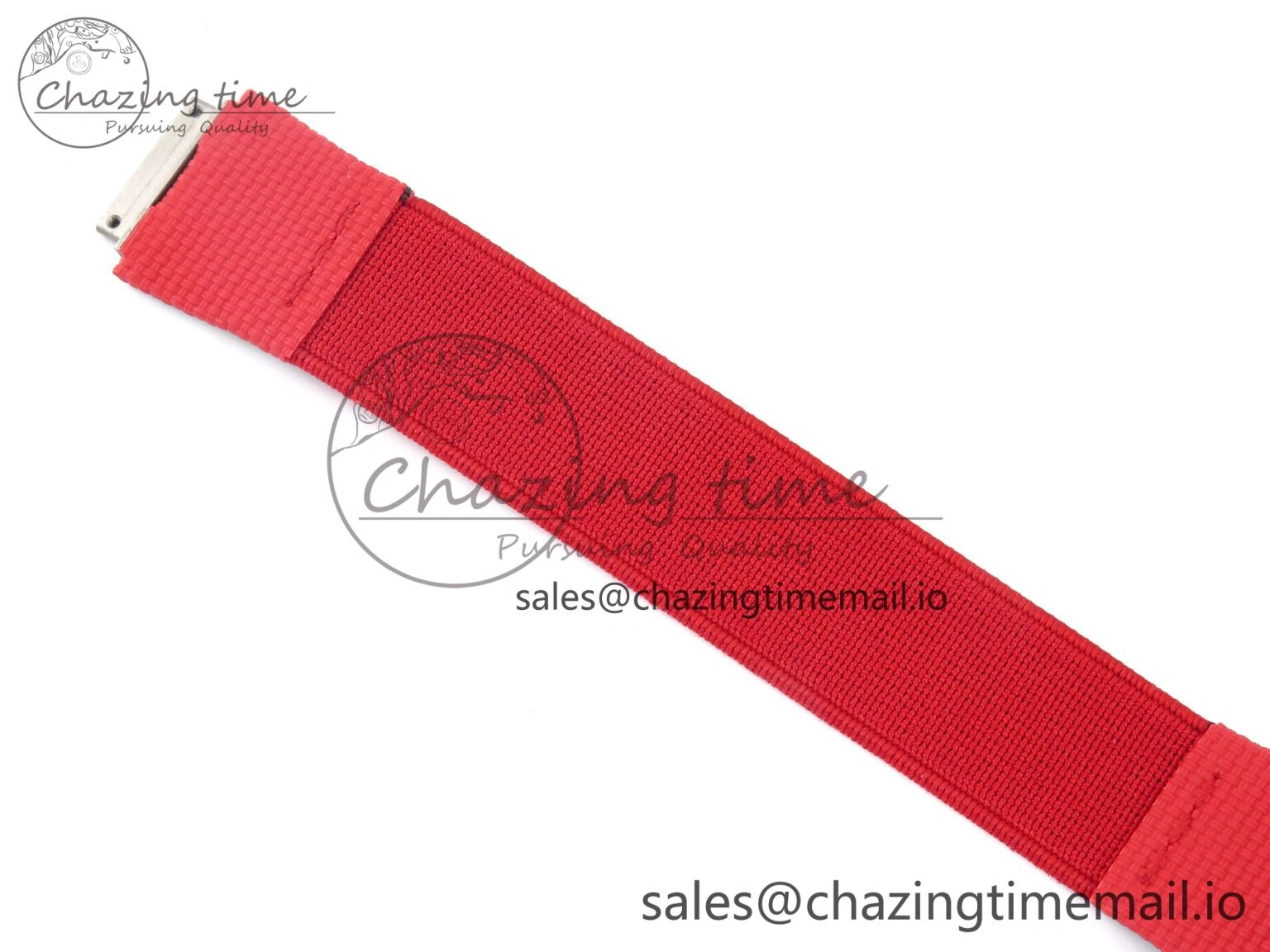 Custom Made RM67-02 Black NTPT Germany Dial on Red Nylon strap CRMA7 Clone EasyMatch 10836