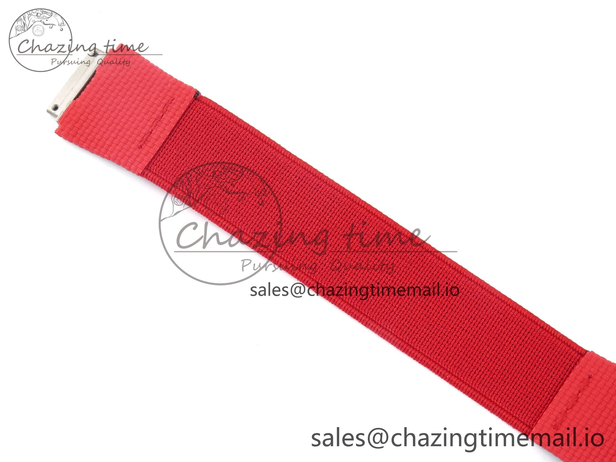 Custom Made RM67-02 Black NTPT Germany Dial on Red Nylon strap CRMA7 Clone EasyMatch 10836