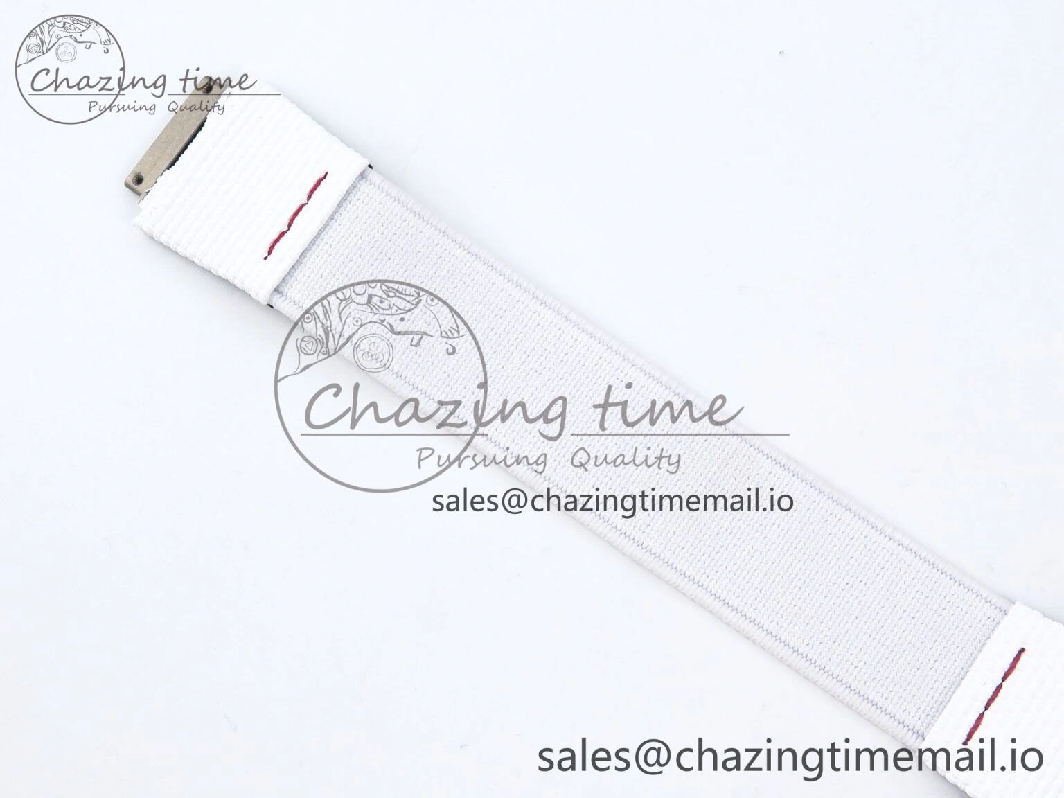 Timeless Custom Made RM67-02 Black NTPT Italy Dial on White Nylon strap CRMA7 Clone 9204