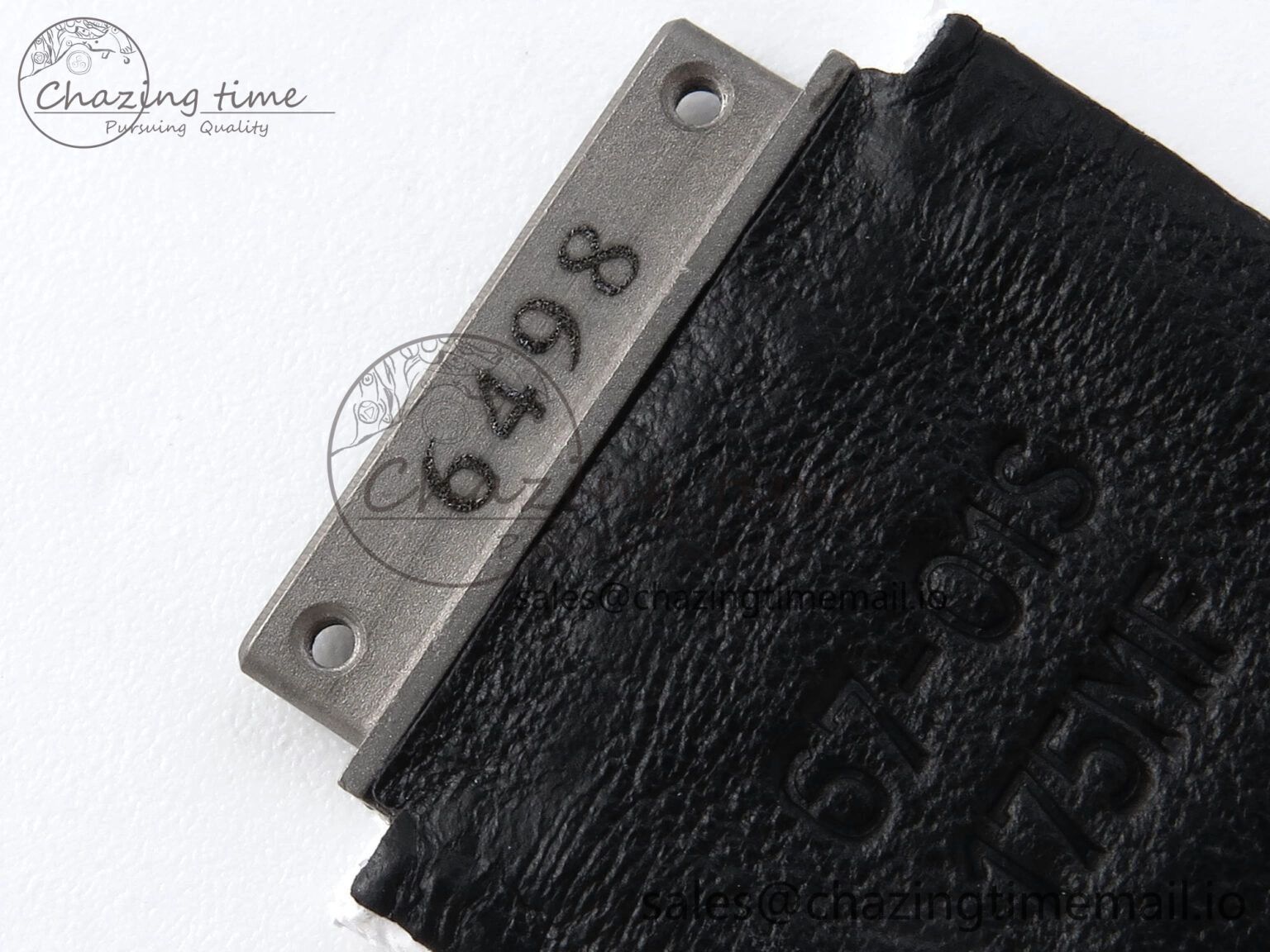Timeless Custom Made RM67-02 Black NTPT Italy Dial on White Nylon strap CRMA7 Clone 9204