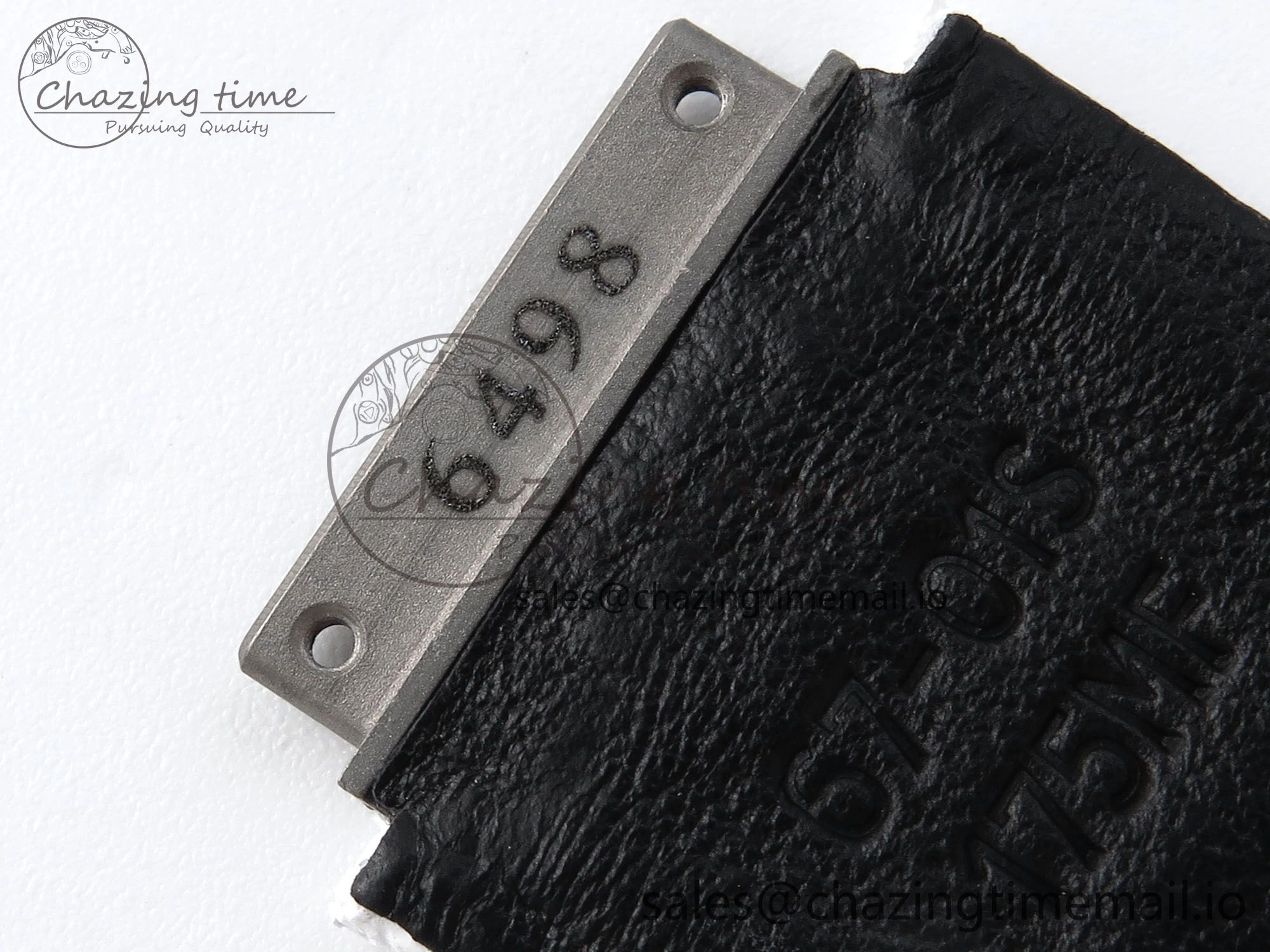 Timeless Custom Made RM67-02 Black NTPT Italy Dial on White Nylon strap CRMA7 Clone 9204