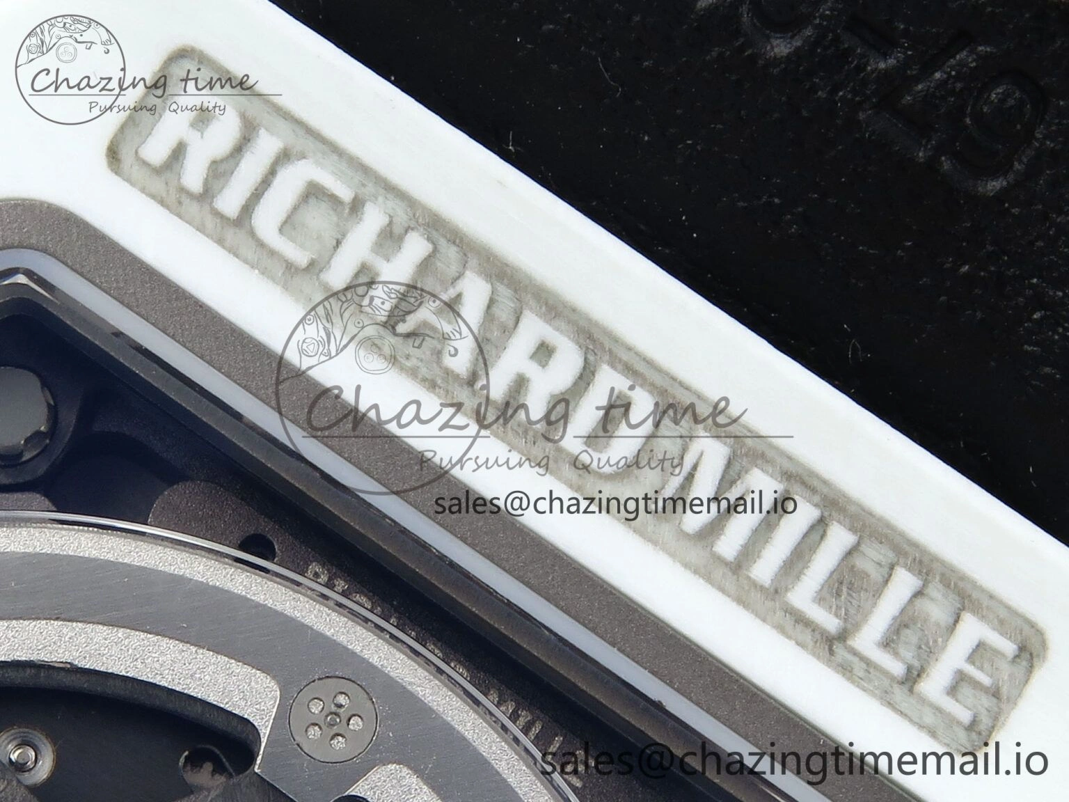 Custom Made RM67-02 White NTPT France Dial on Blue Nylon strap CRMA7 Clone Cozy 9209