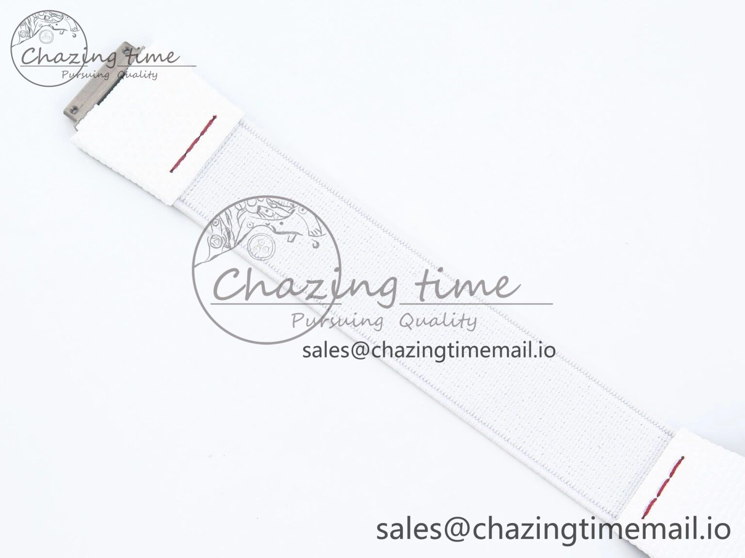 Custom Made RM67-02 White NTPT France Dial on White Nylon strap CRMA7 Clone Neat 10837