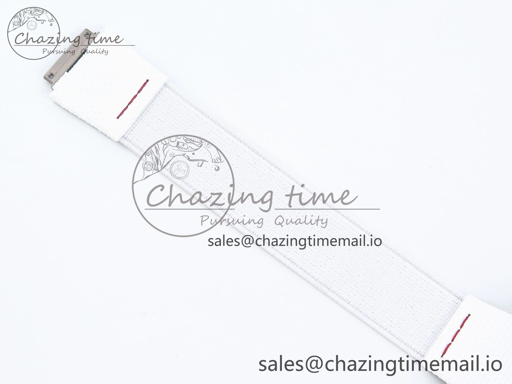 Custom Made RM67-02 White NTPT France Dial on White Nylon strap CRMA7 Clone Neat 10837