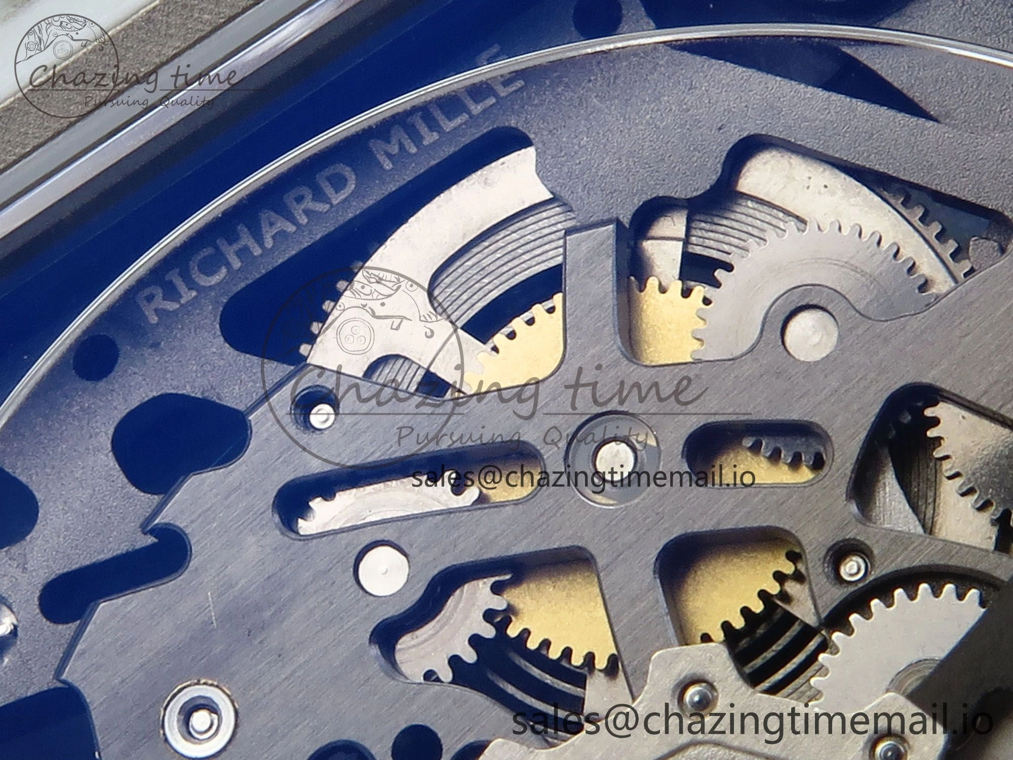 Custom Made RM67-02 White NTPT France Dial on White Nylon strap CRMA7 Clone Neat 10837