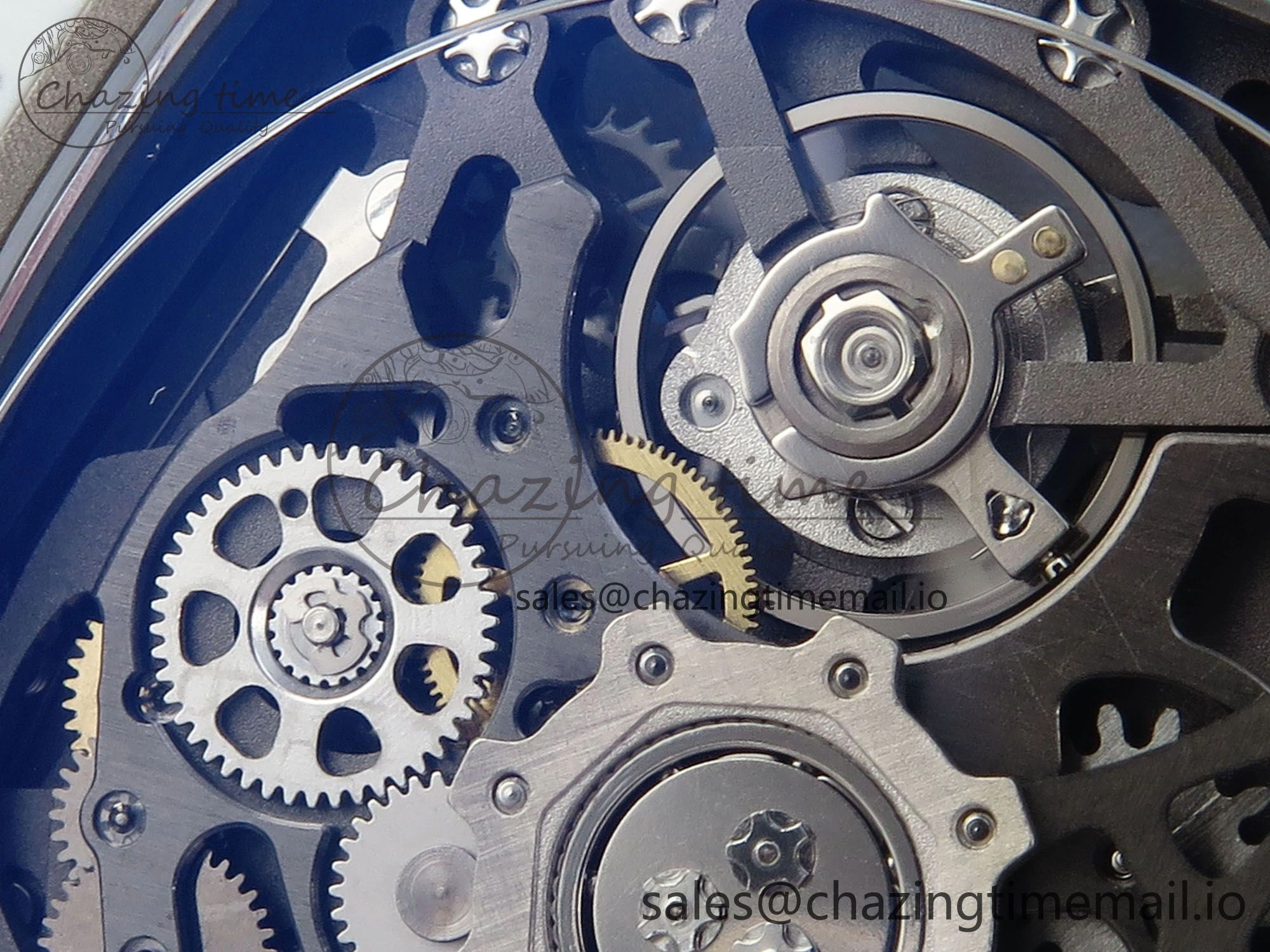 Custom Made RM67-02 White NTPT France Dial on White Nylon strap CRMA7 Clone Neat 10837