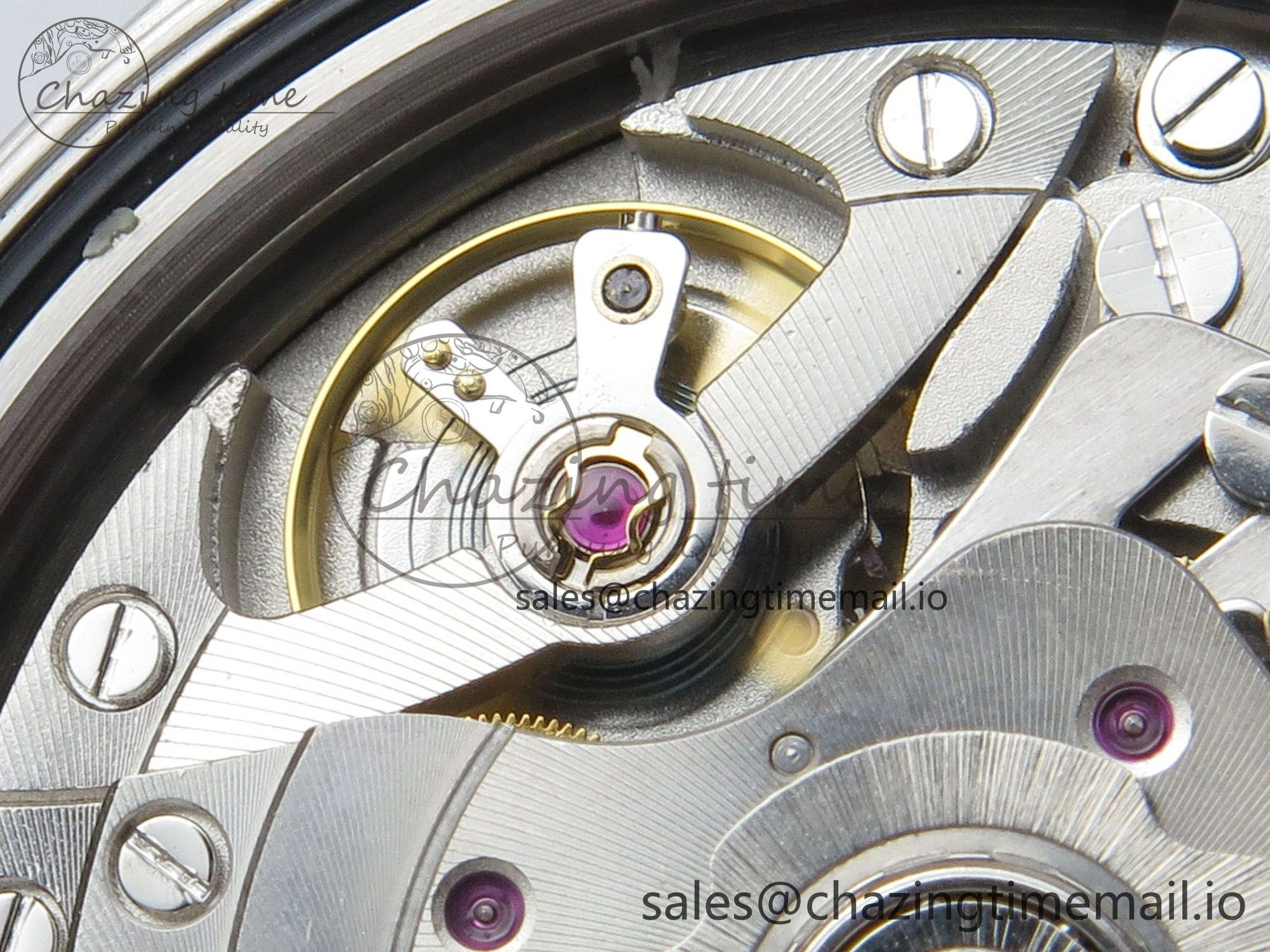 Unique Custom Modded Daytona 40mm MPF Blue Dial Diamonds Bezel on Blue Leather Strap SA 322